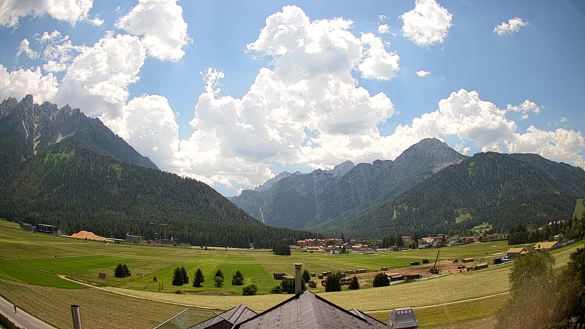 Webcam Toblach Dolomiten – Blick vom Hotel Rosengarten