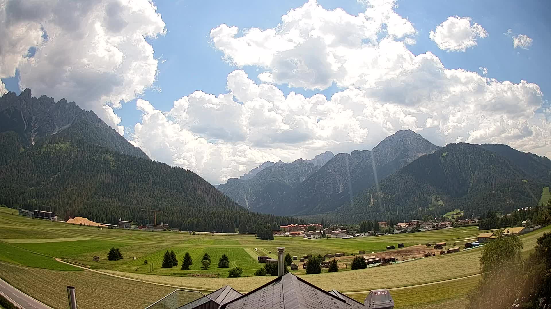 Webcam Toblach Dolomites – Vue depuis l’Hôtel Rosengarten