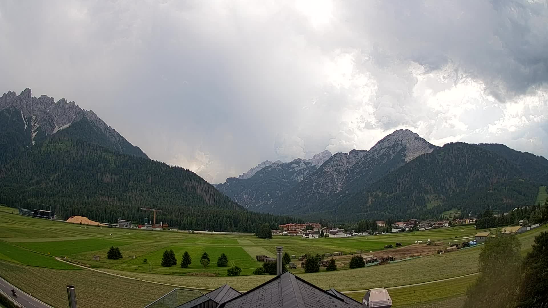Webcam Toblach Dolomites – Vue depuis l’Hôtel Rosengarten