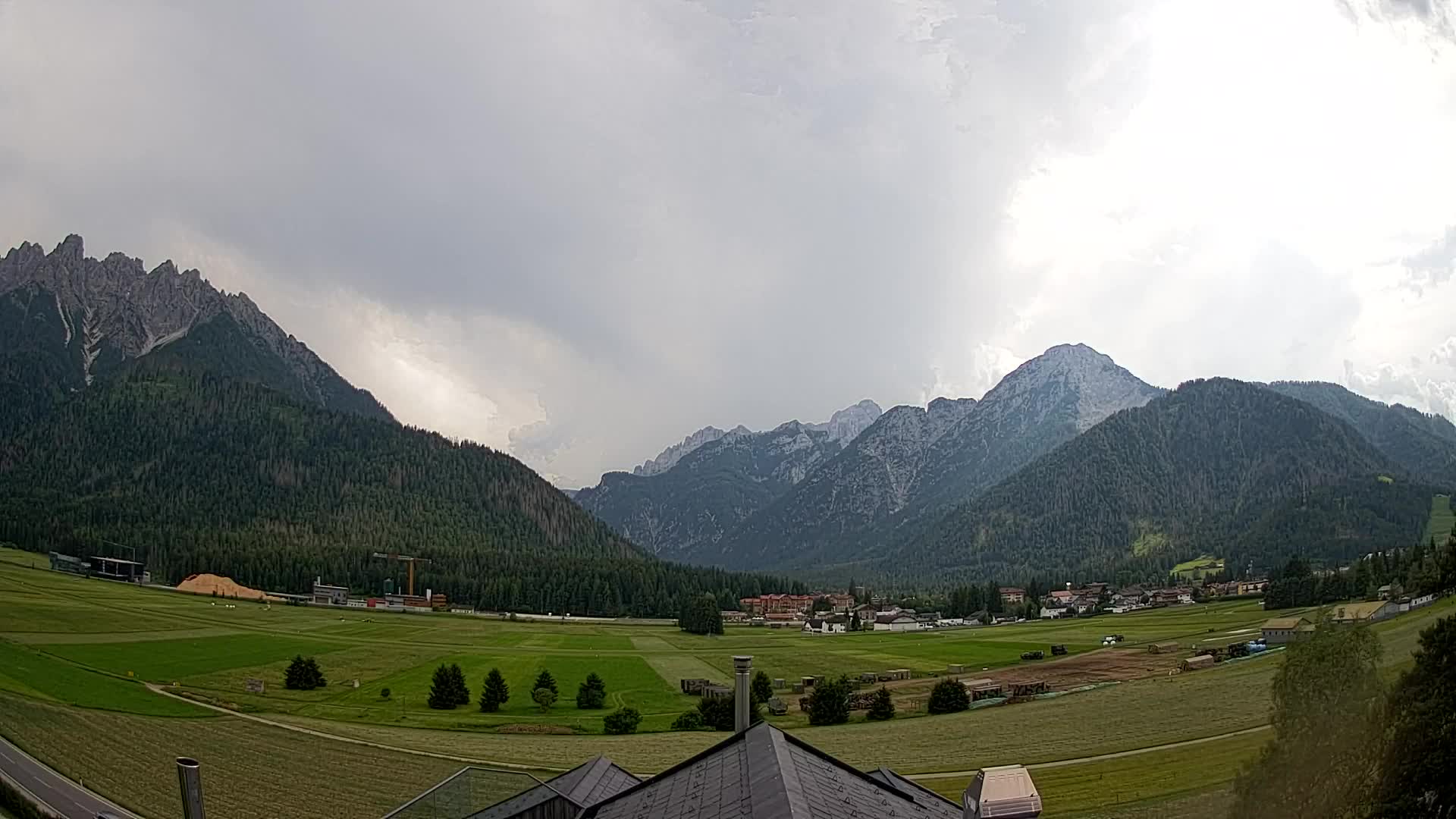 Webcam Toblach Dolomites – Vue depuis l’Hôtel Rosengarten