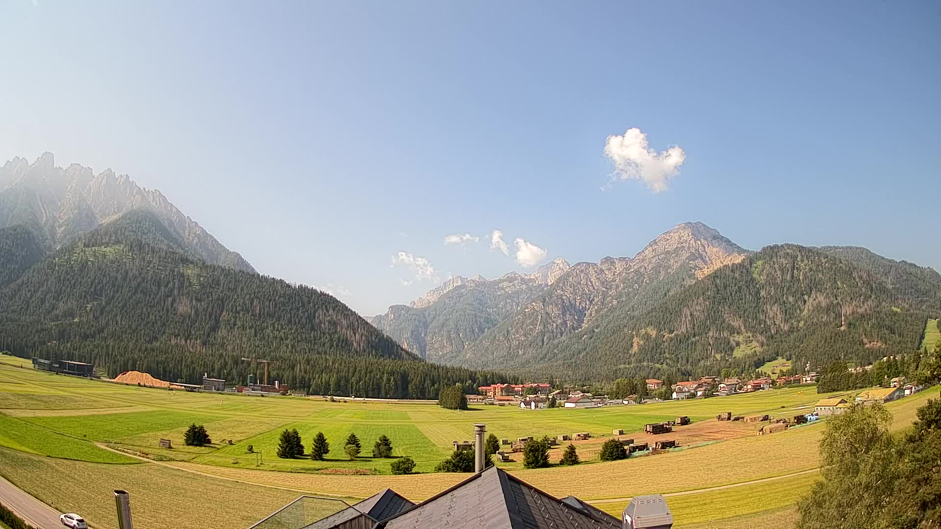 Webcam Toblach Dolomiten – Blick vom Hotel Rosengarten