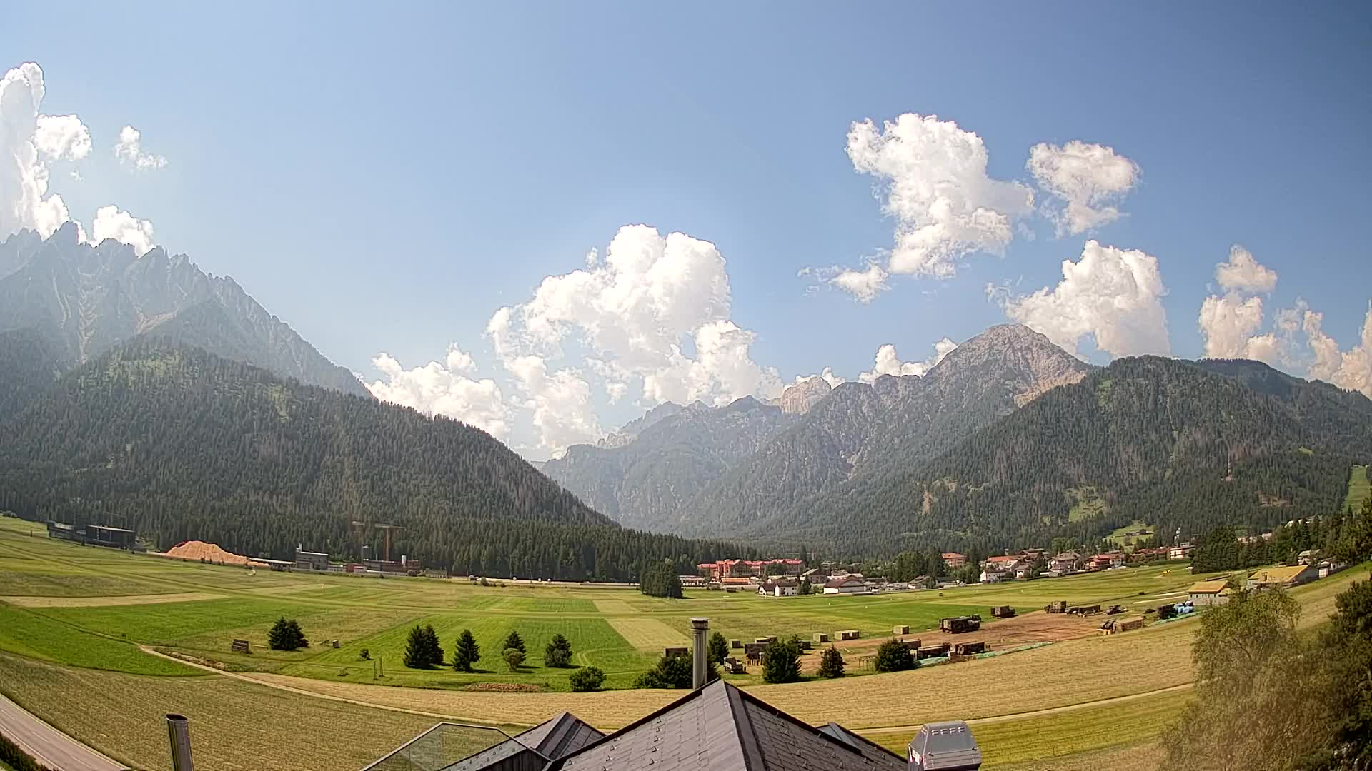 Webcam Toblach Dolomiten – Blick vom Hotel Rosengarten