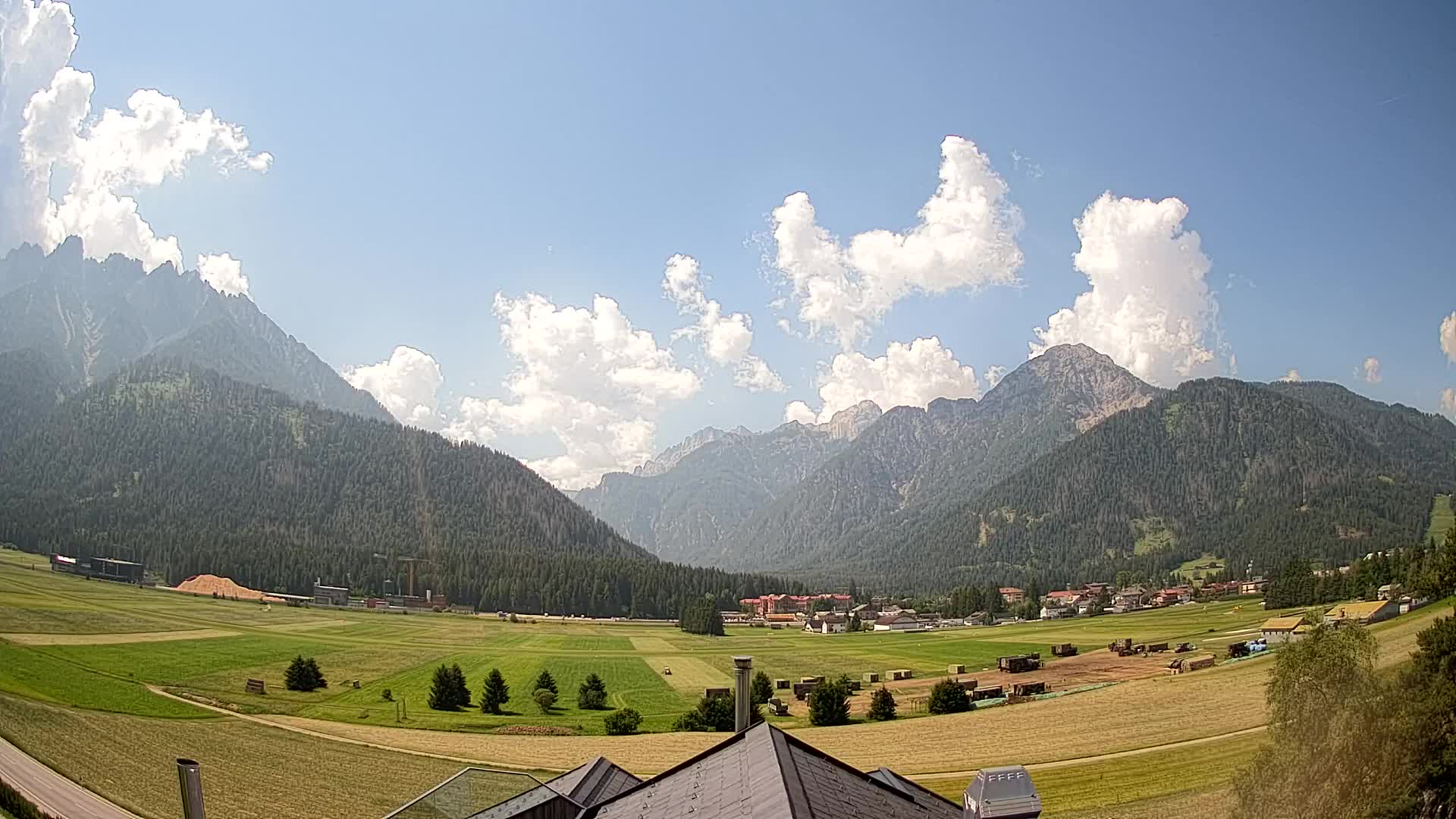 Webcam Toblach Dolomites – Vue depuis l’Hôtel Rosengarten