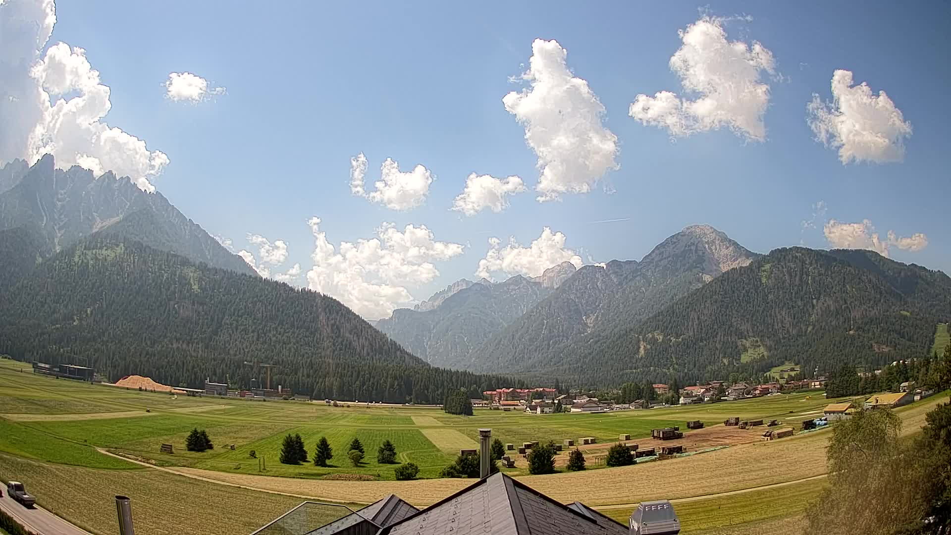 Webcam Toblach Dolomites – Vue depuis l’Hôtel Rosengarten