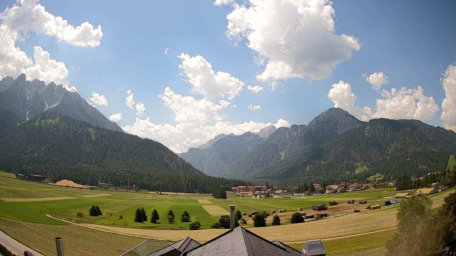 Webcam Toblach Dolomiten – Blick vom Hotel Rosengarten