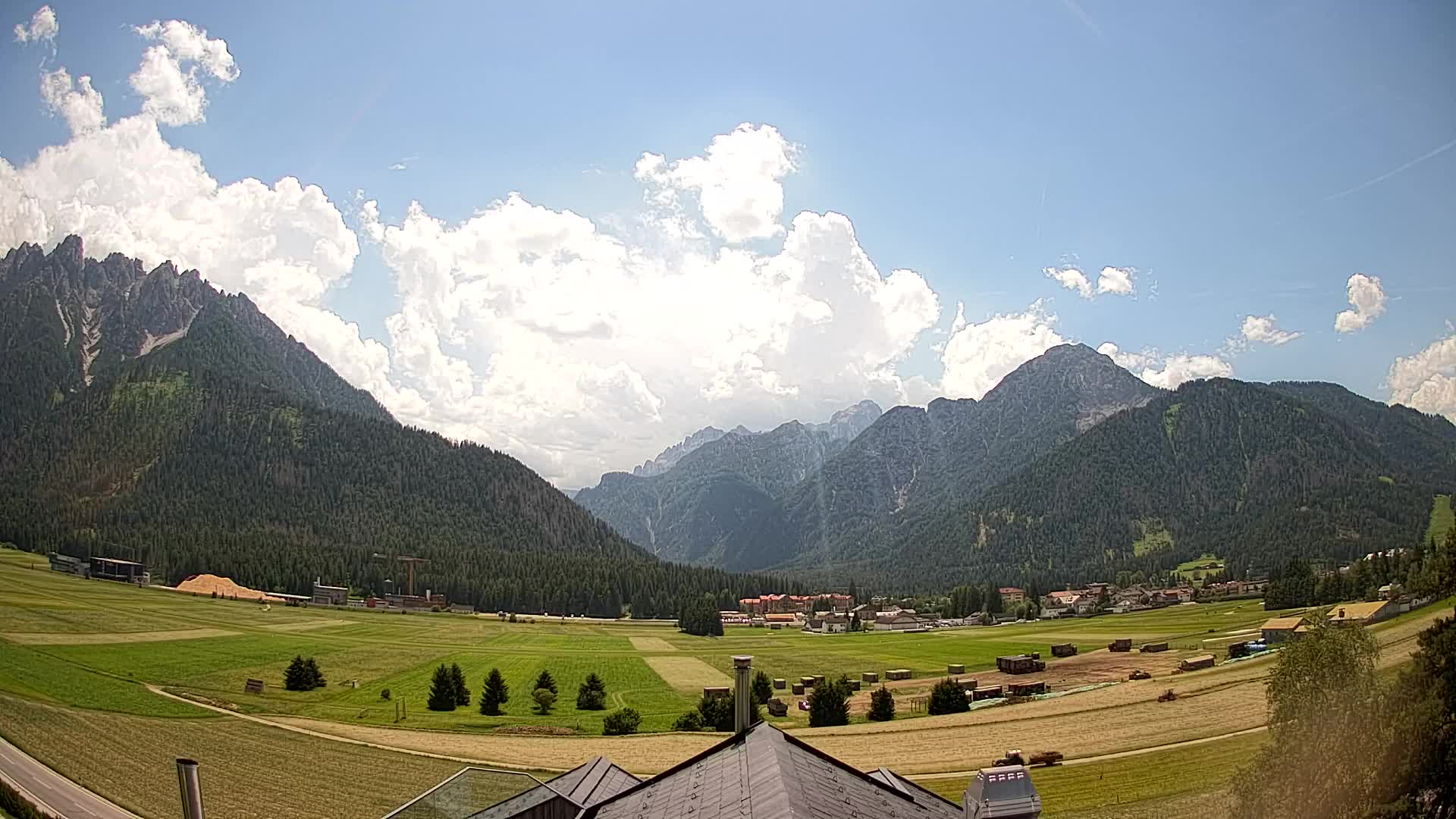 Webcam Toblach Dolomites – Vue depuis l’Hôtel Rosengarten