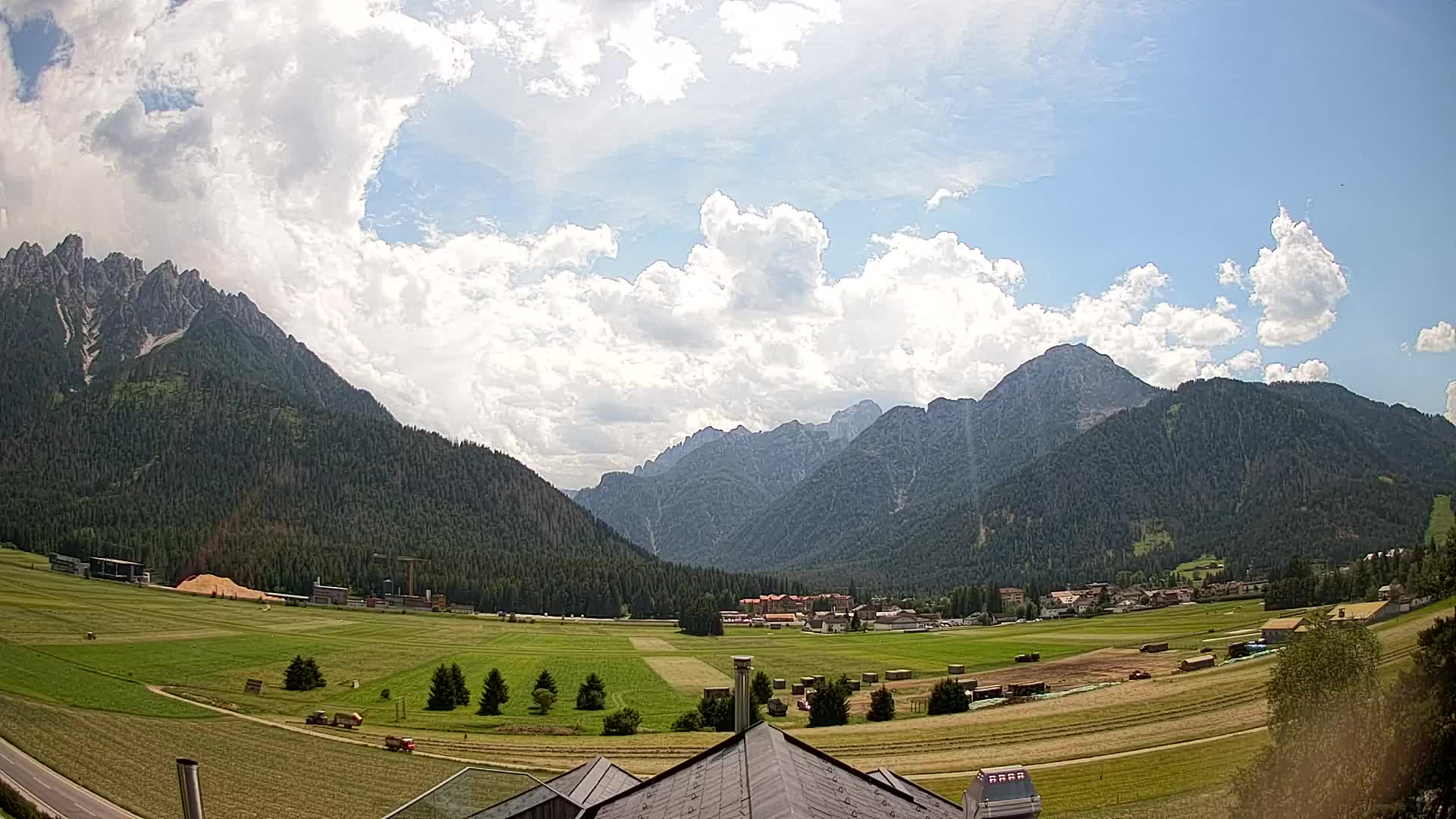 Webcam Toblach Dolomiten – Blick vom Hotel Rosengarten