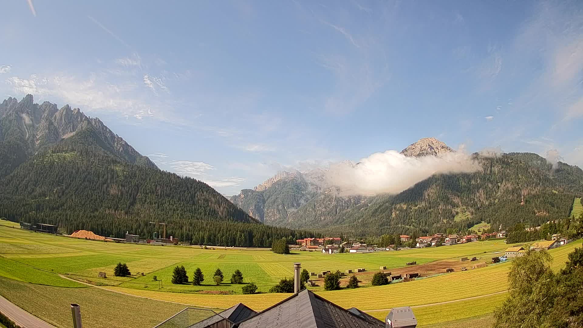 Webcam Toblach Dolomiten – Blick vom Hotel Rosengarten