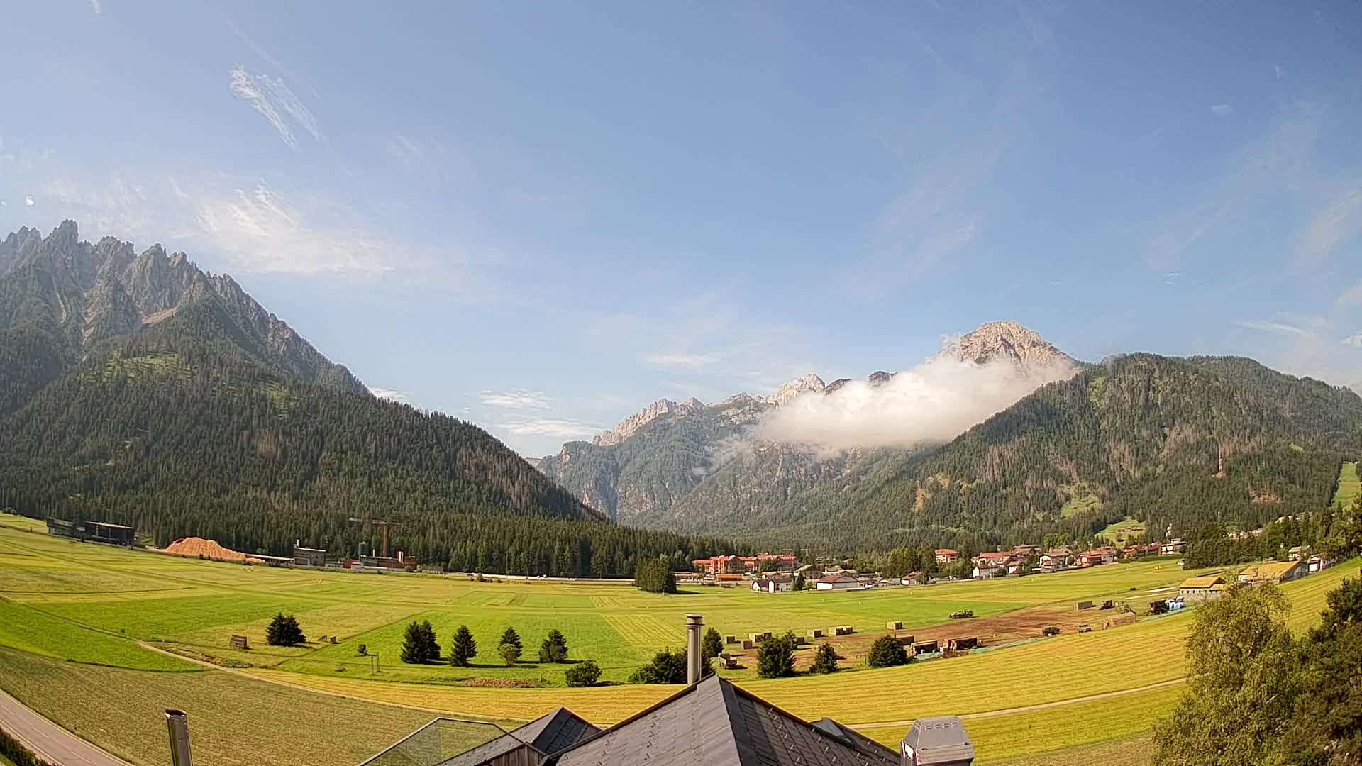 Webcam Toblach Dolomiten – Blick vom Hotel Rosengarten