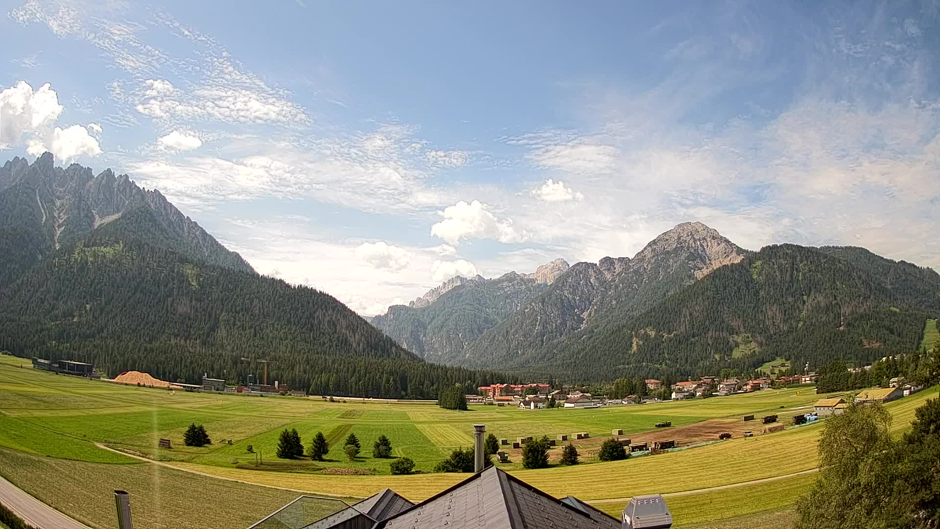 Webcam Toblach Dolomites – Vue depuis l’Hôtel Rosengarten