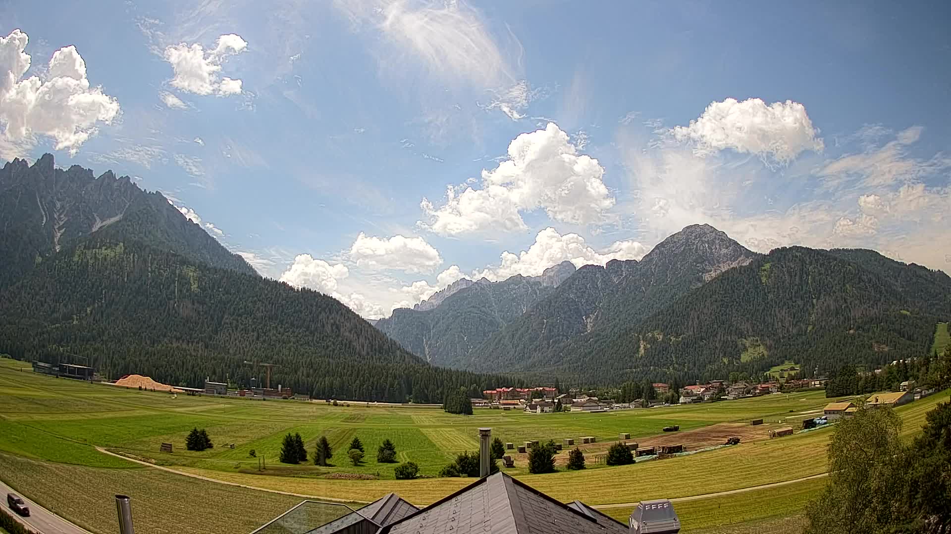 Webcam Toblach Dolomiten – Blick vom Hotel Rosengarten