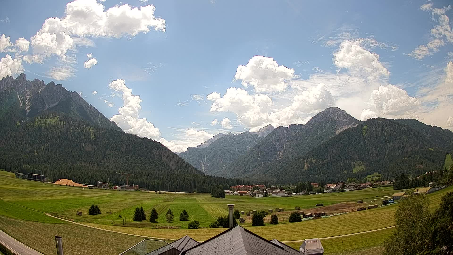 Webcam Toblach Dolomiten – Blick vom Hotel Rosengarten