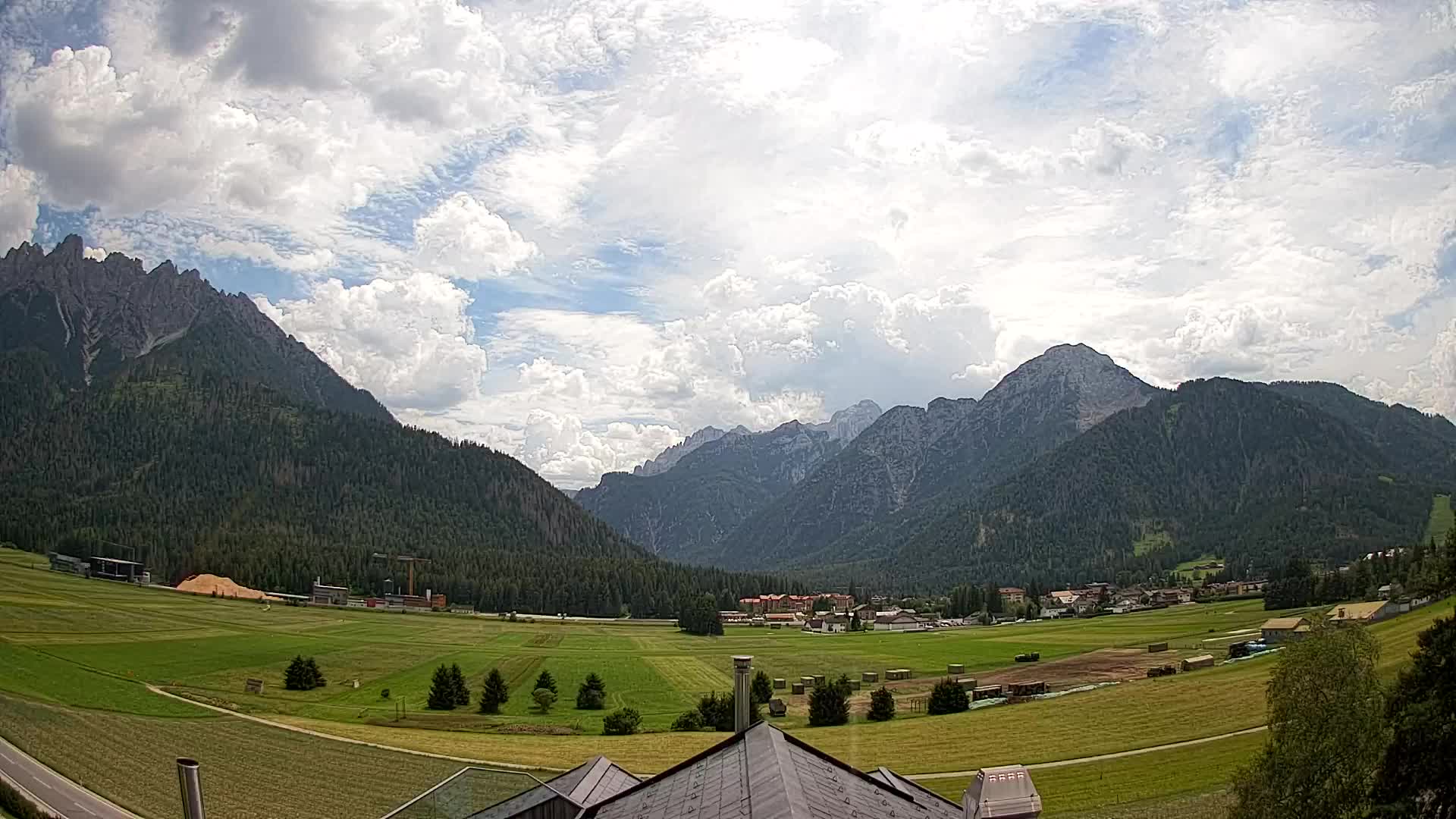 Webcam Toblach Dolomites – Vue depuis l’Hôtel Rosengarten