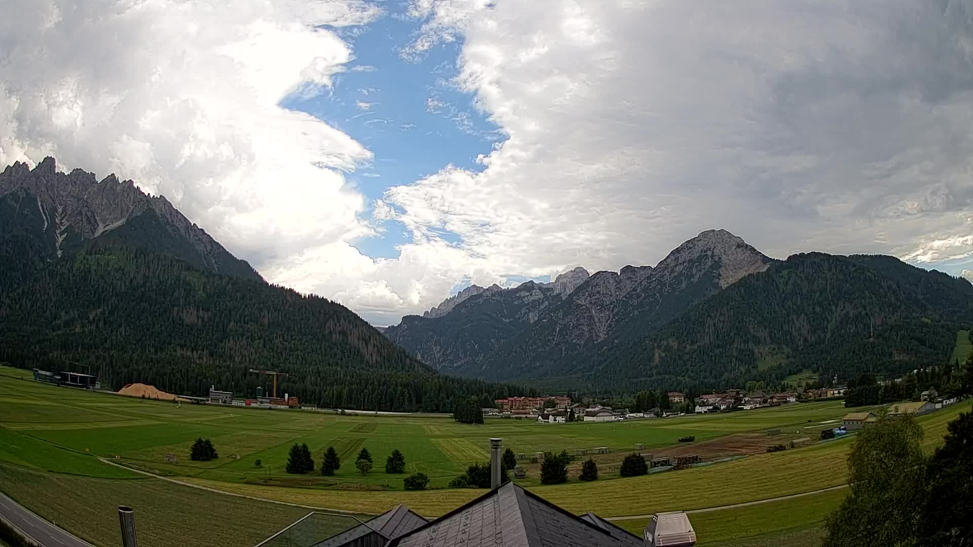 Webcam Toblach Dolomites – Vue depuis l’Hôtel Rosengarten