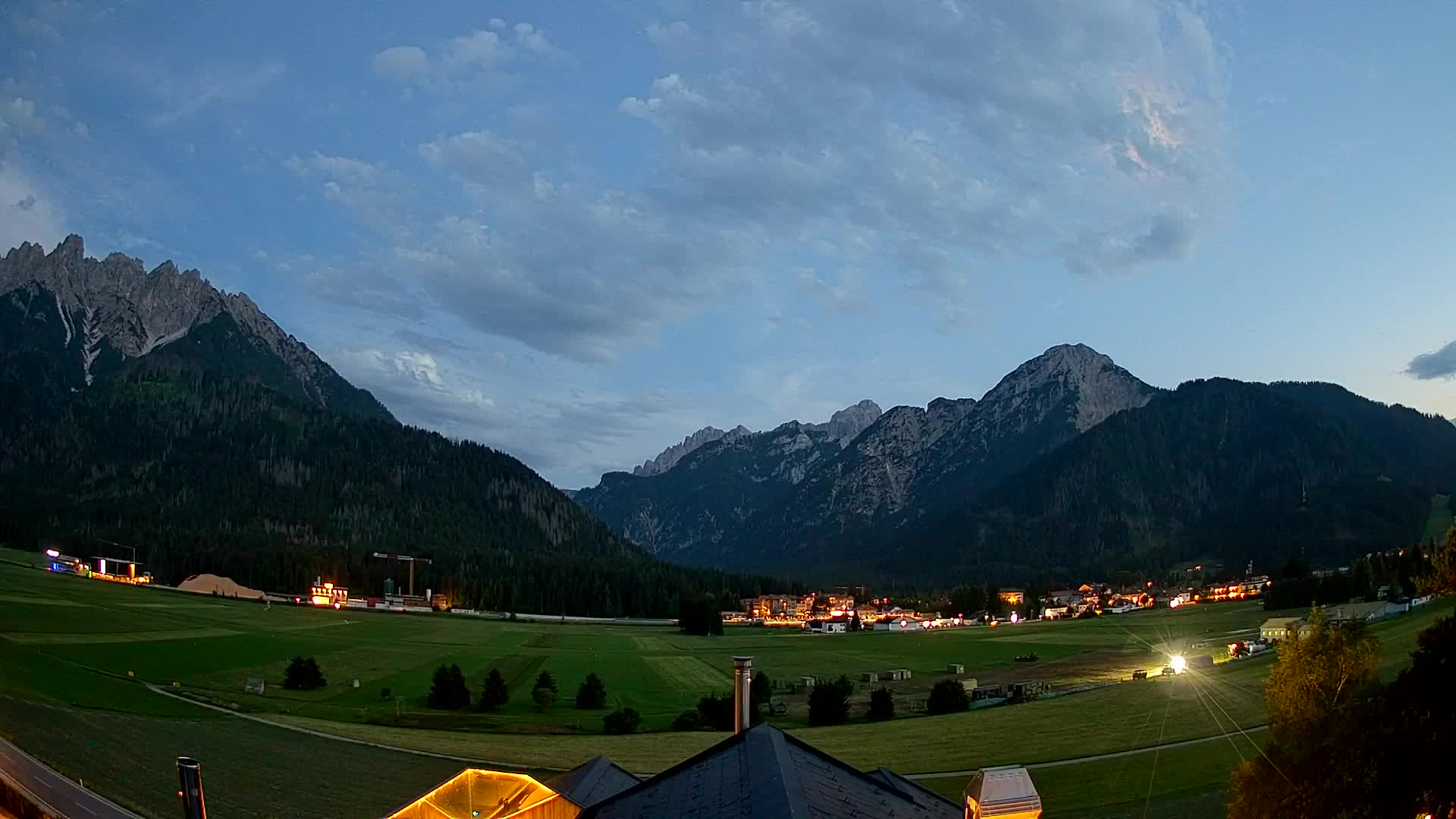 Webcam Toblach Dolomiten – Blick vom Hotel Rosengarten