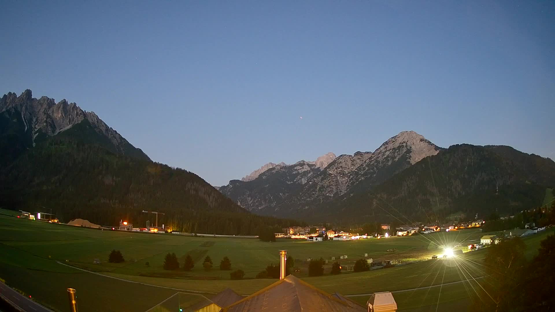 Webcam Toblach Dolomiten – Blick vom Hotel Rosengarten