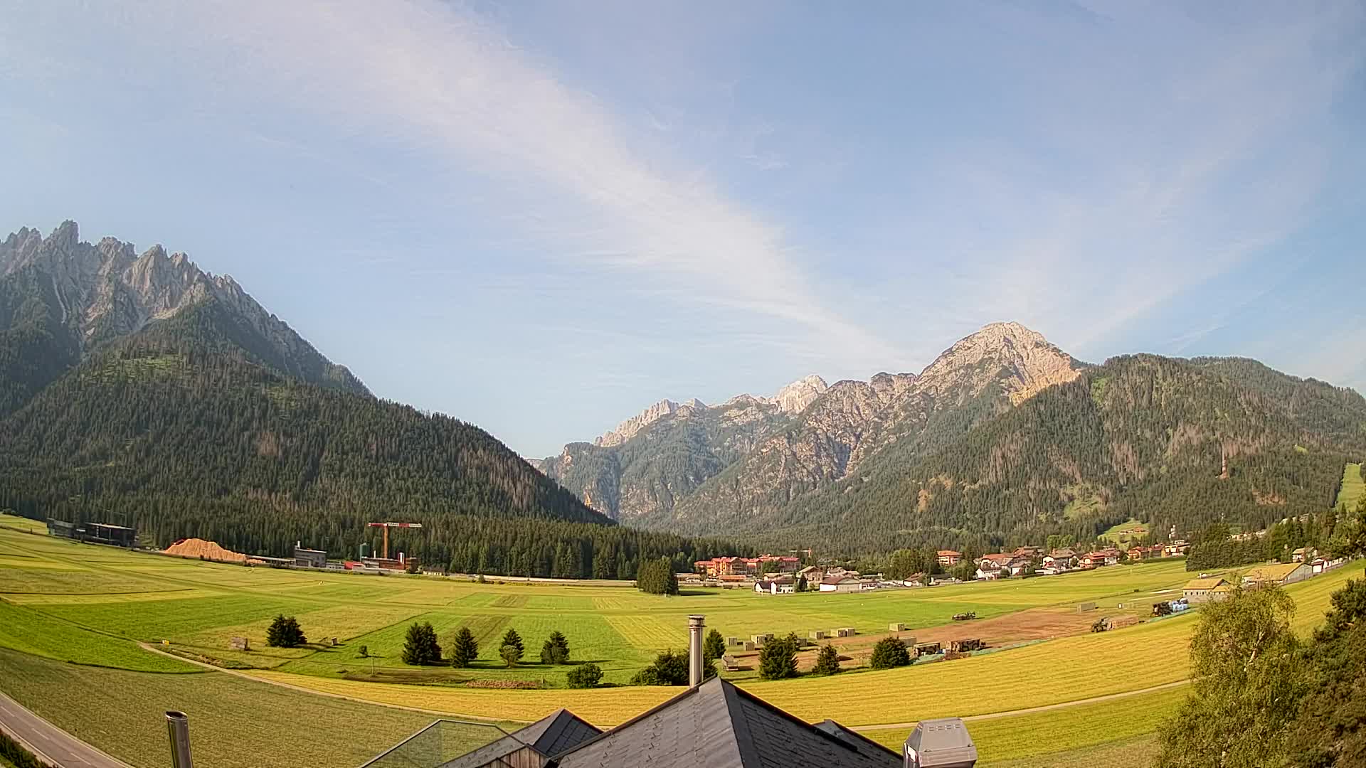 Webcam Toblach Dolomites – View from Hotel Rosengarten