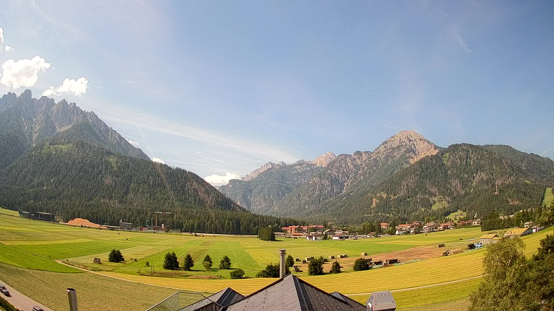 Webcam Toblach Dolomites – Vue depuis l’Hôtel Rosengarten