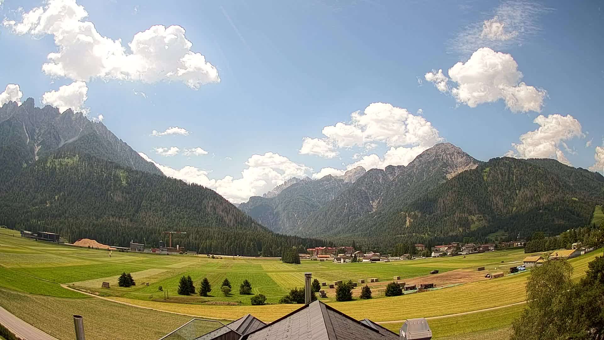 Webcam Toblach Dolomiten – Blick vom Hotel Rosengarten