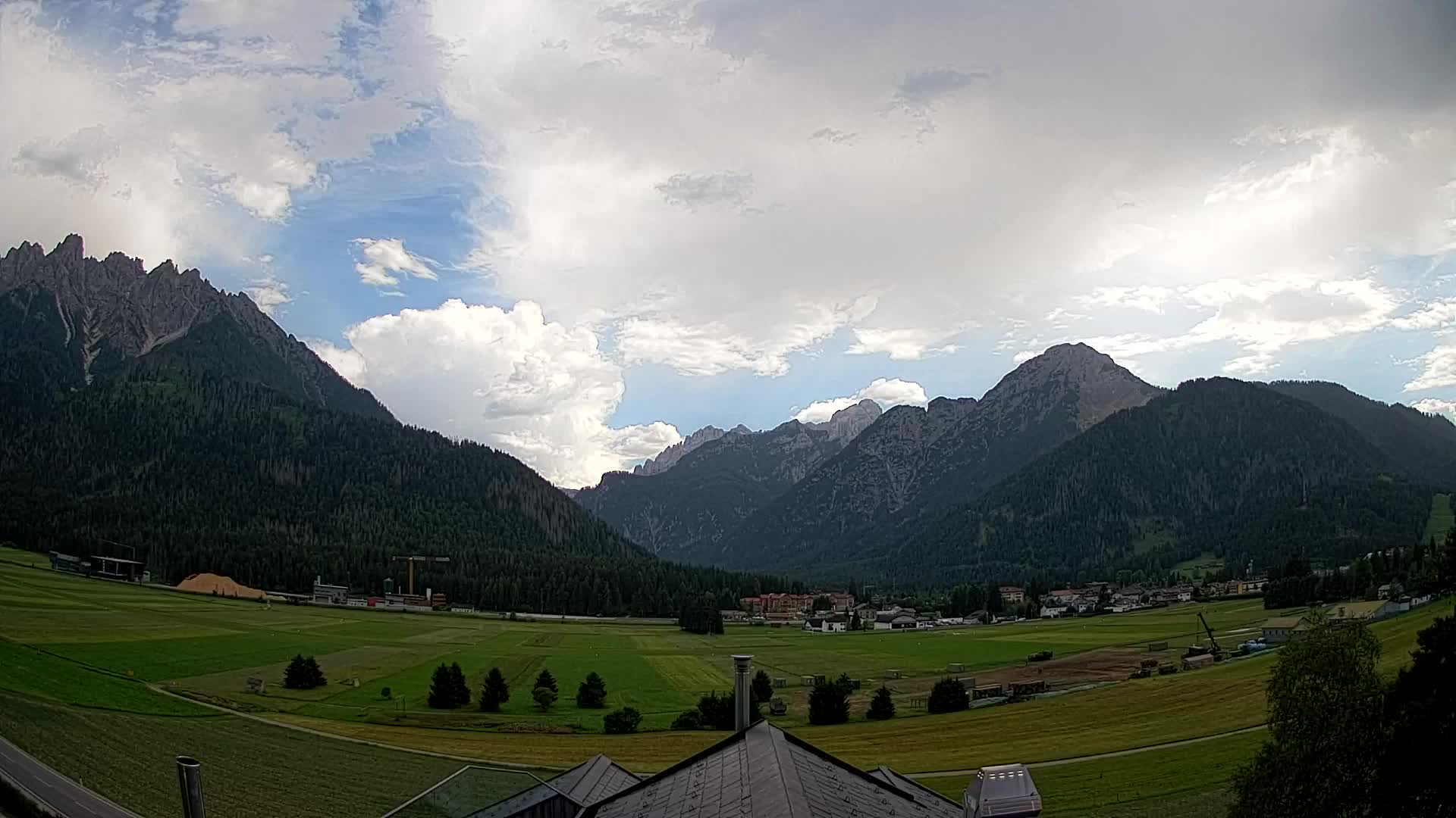Webcam Toblach Dolomites – Vue depuis l’Hôtel Rosengarten