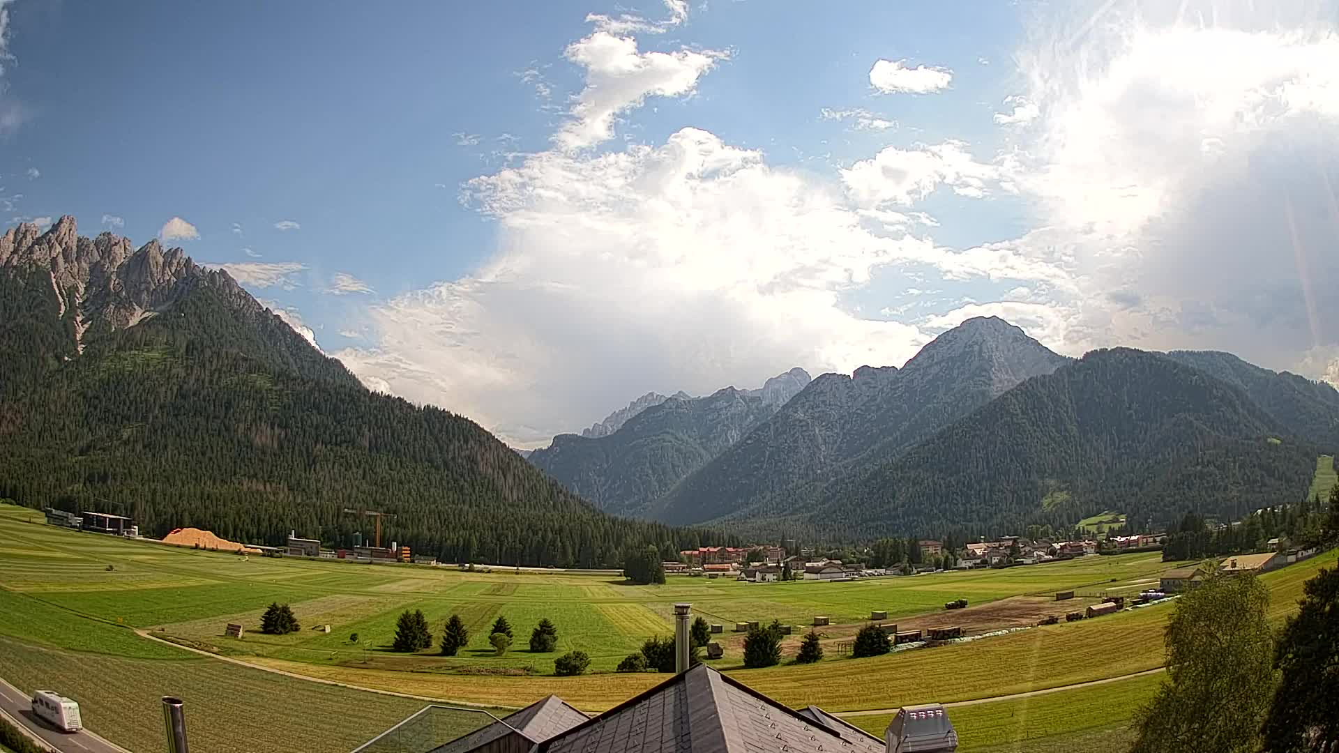 Webcam Toblach Dolomites – Vue depuis l’Hôtel Rosengarten