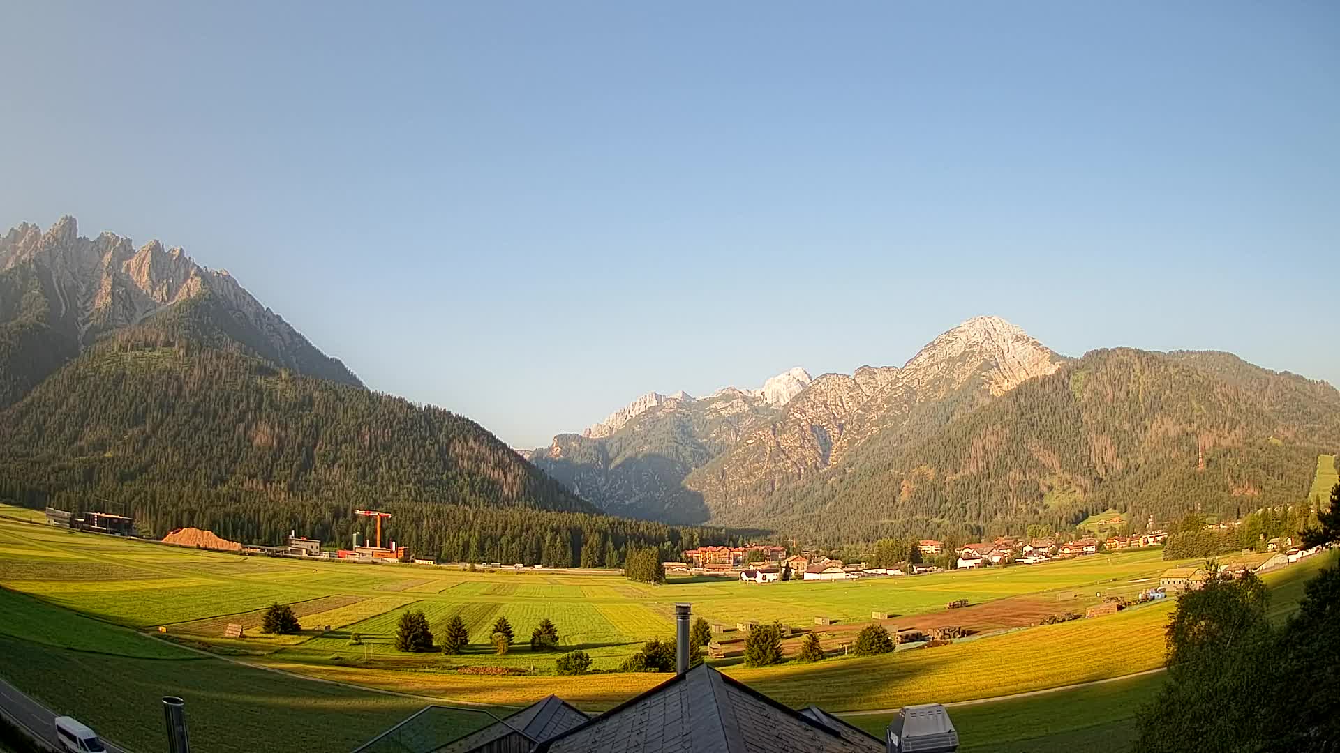 Webcam Toblach Dolomitas – Vista desde el Hotel Rosengarten