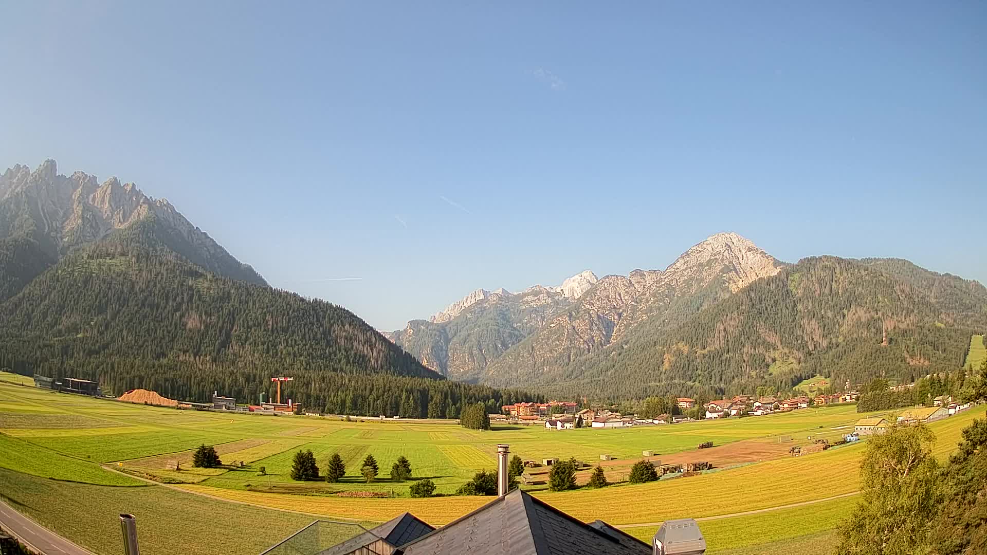 Webcam Toblach Dolomiten – Blick vom Hotel Rosengarten