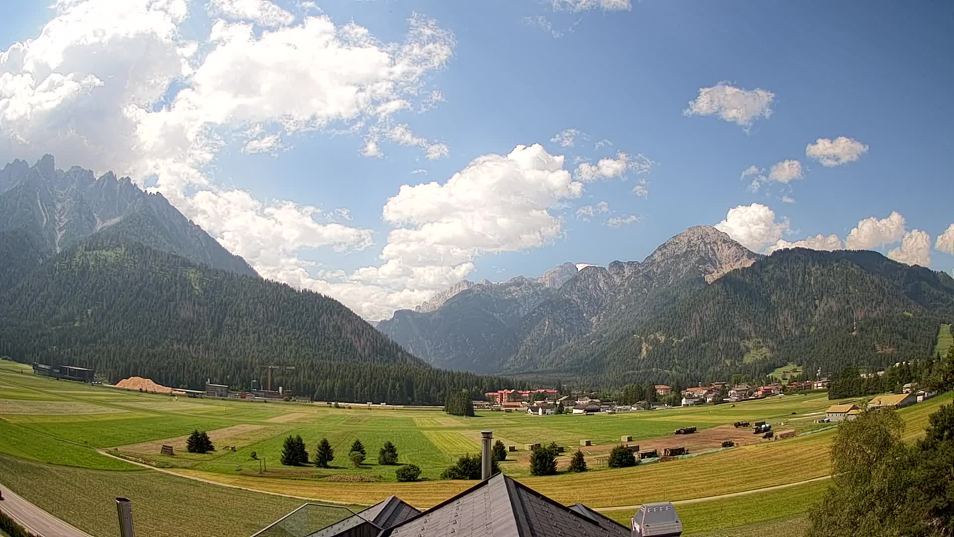 Webcam Toblach Dolomiten – Blick vom Hotel Rosengarten