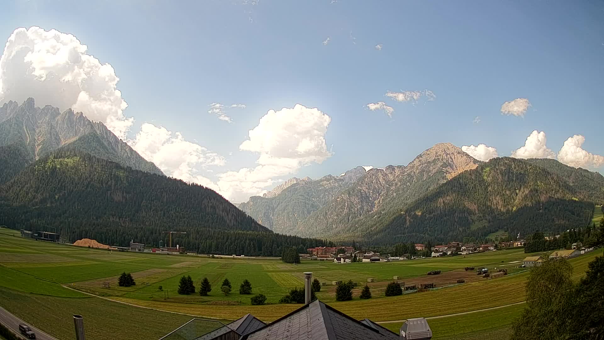 Webcam Toblach Dolomiten – Blick vom Hotel Rosengarten