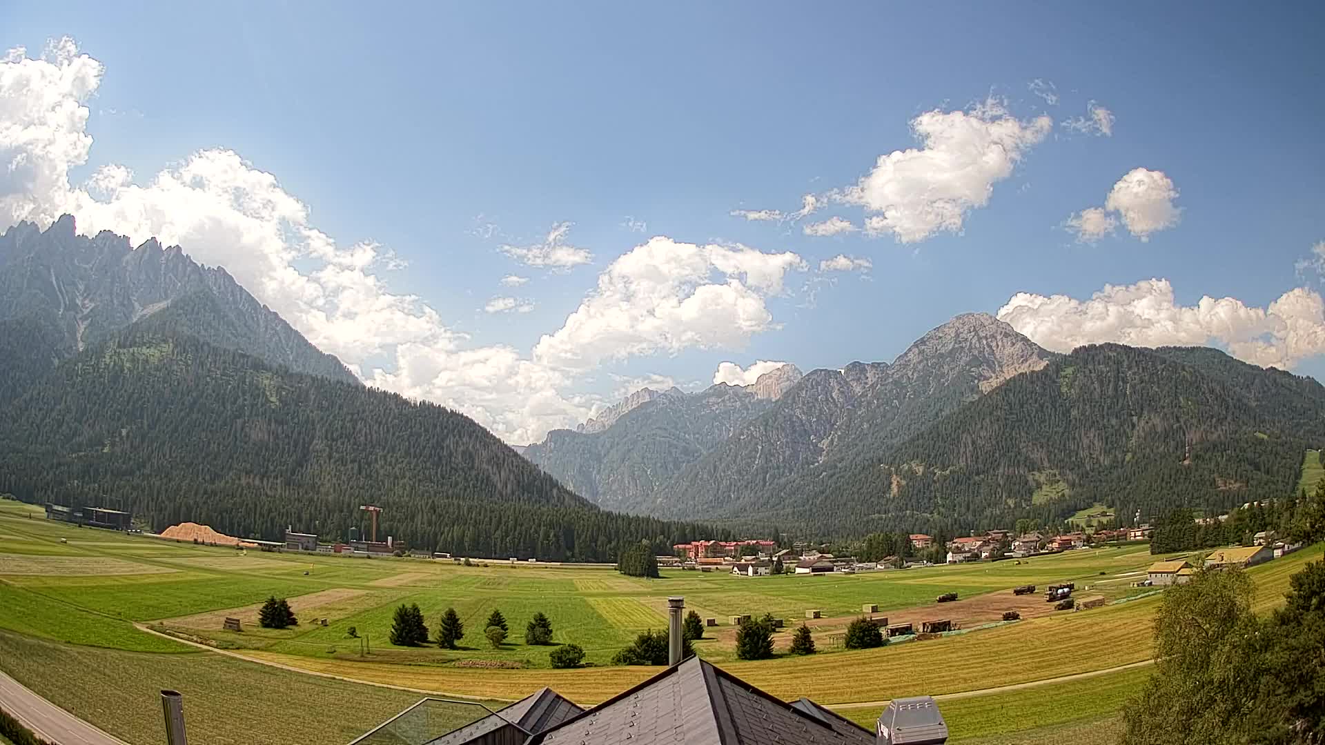 Webcam Toblach Dolomites – Vue depuis l’Hôtel Rosengarten
