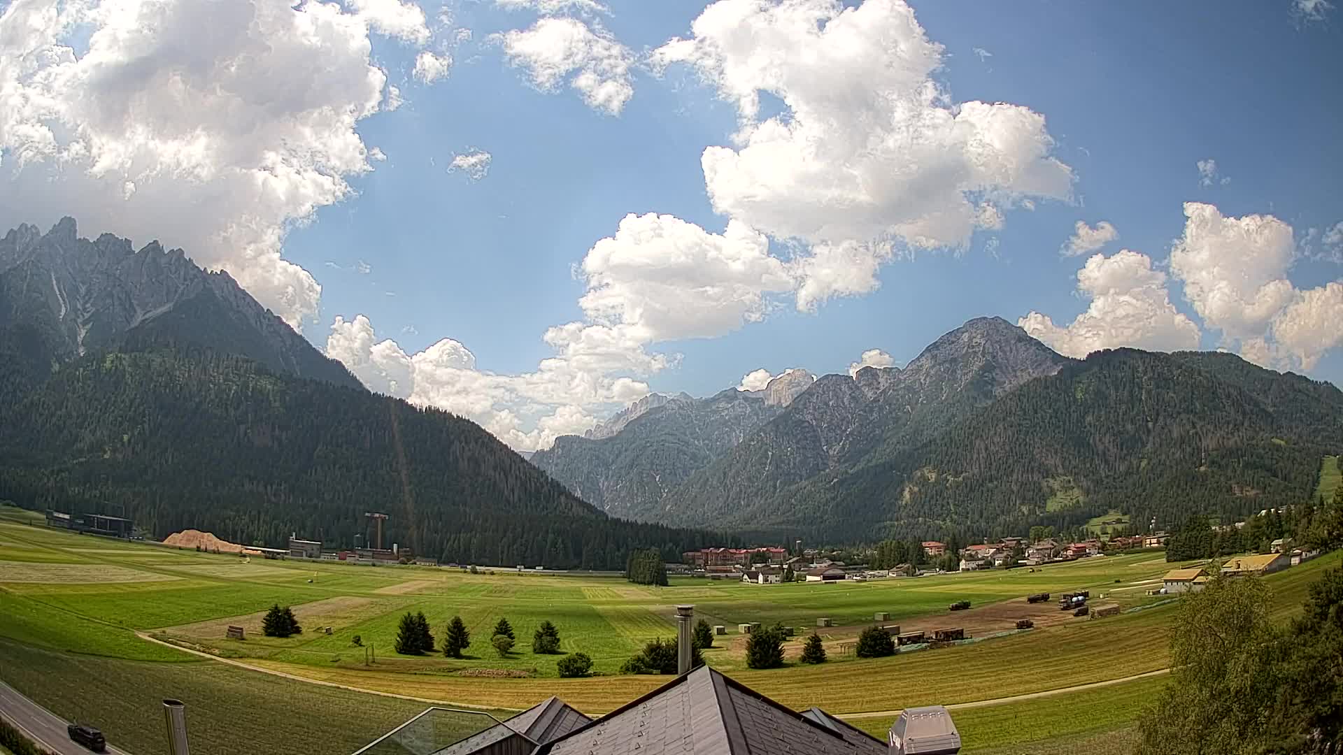 Webcam Toblach Dolomiten – Blick vom Hotel Rosengarten