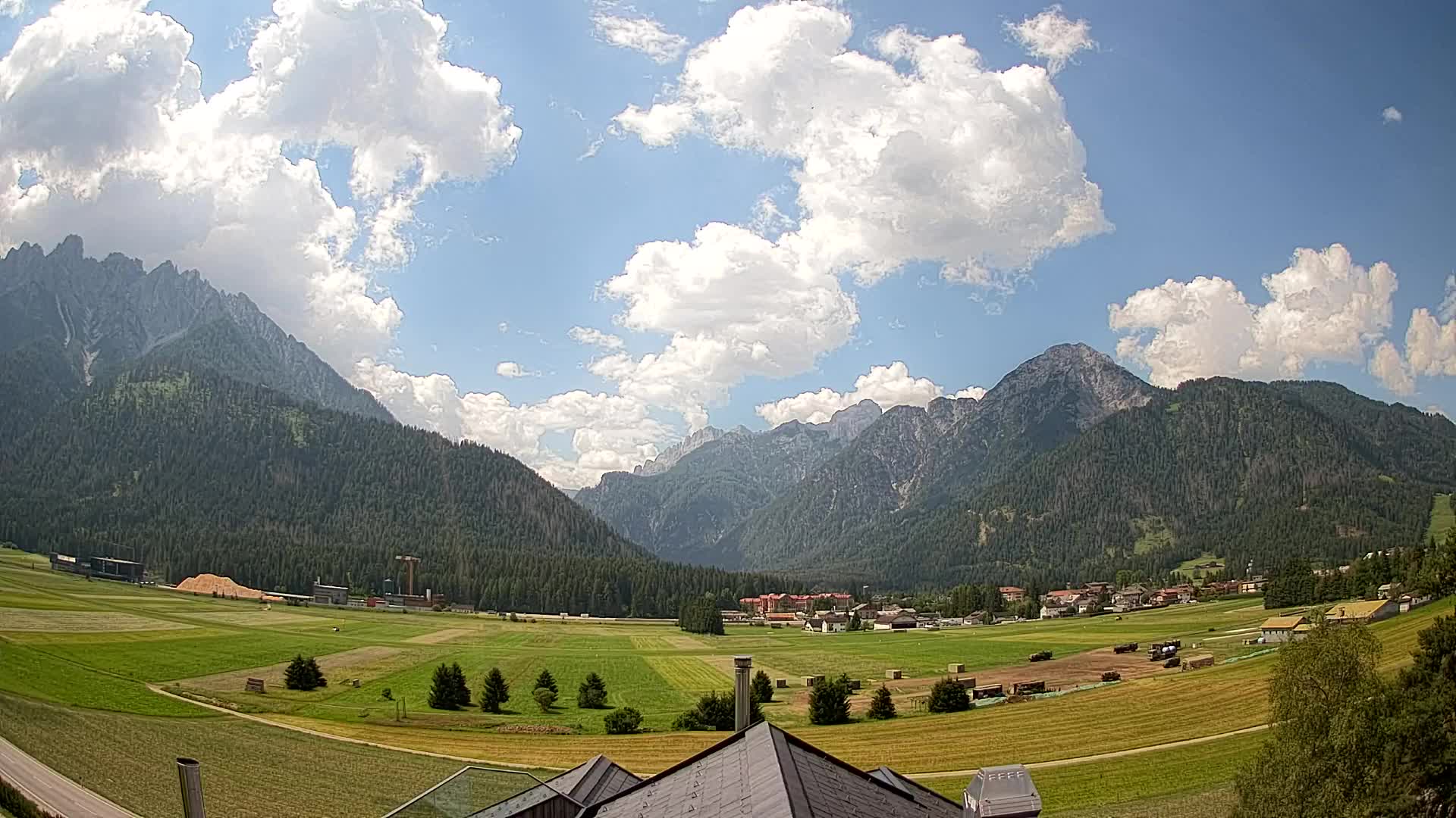 Webcam Toblach Dolomiten – Blick vom Hotel Rosengarten