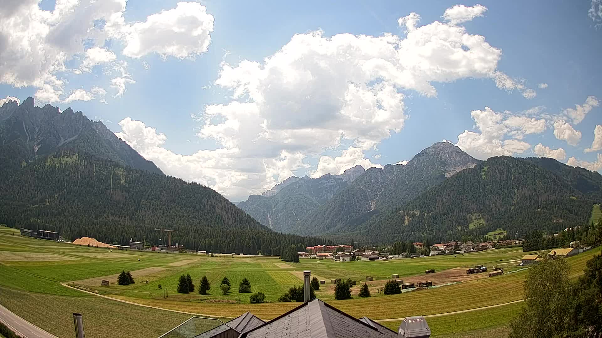Webcam Toblach Dolomiten – Blick vom Hotel Rosengarten