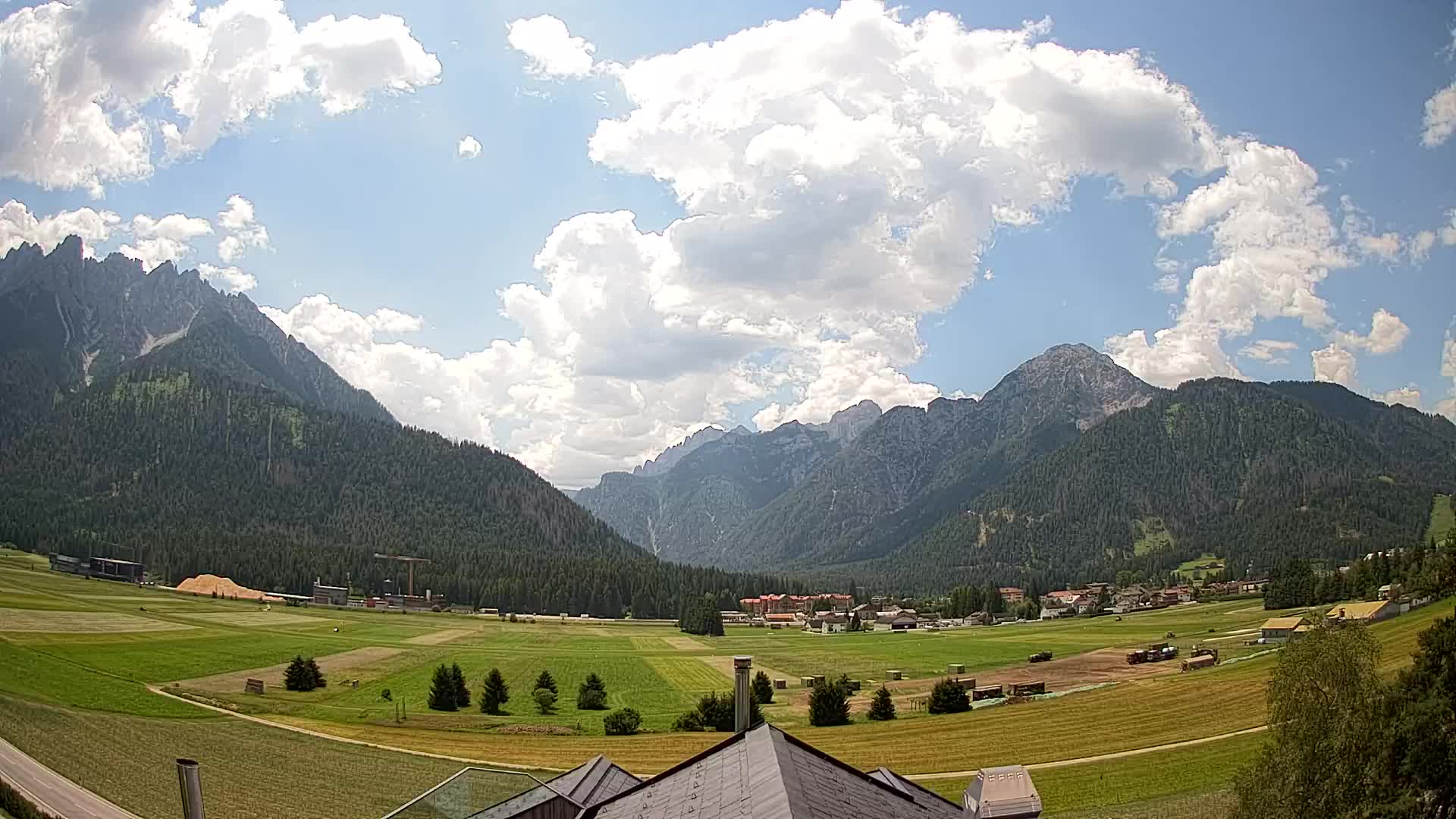 Webcam Toblach Dolomites – Vue depuis l’Hôtel Rosengarten