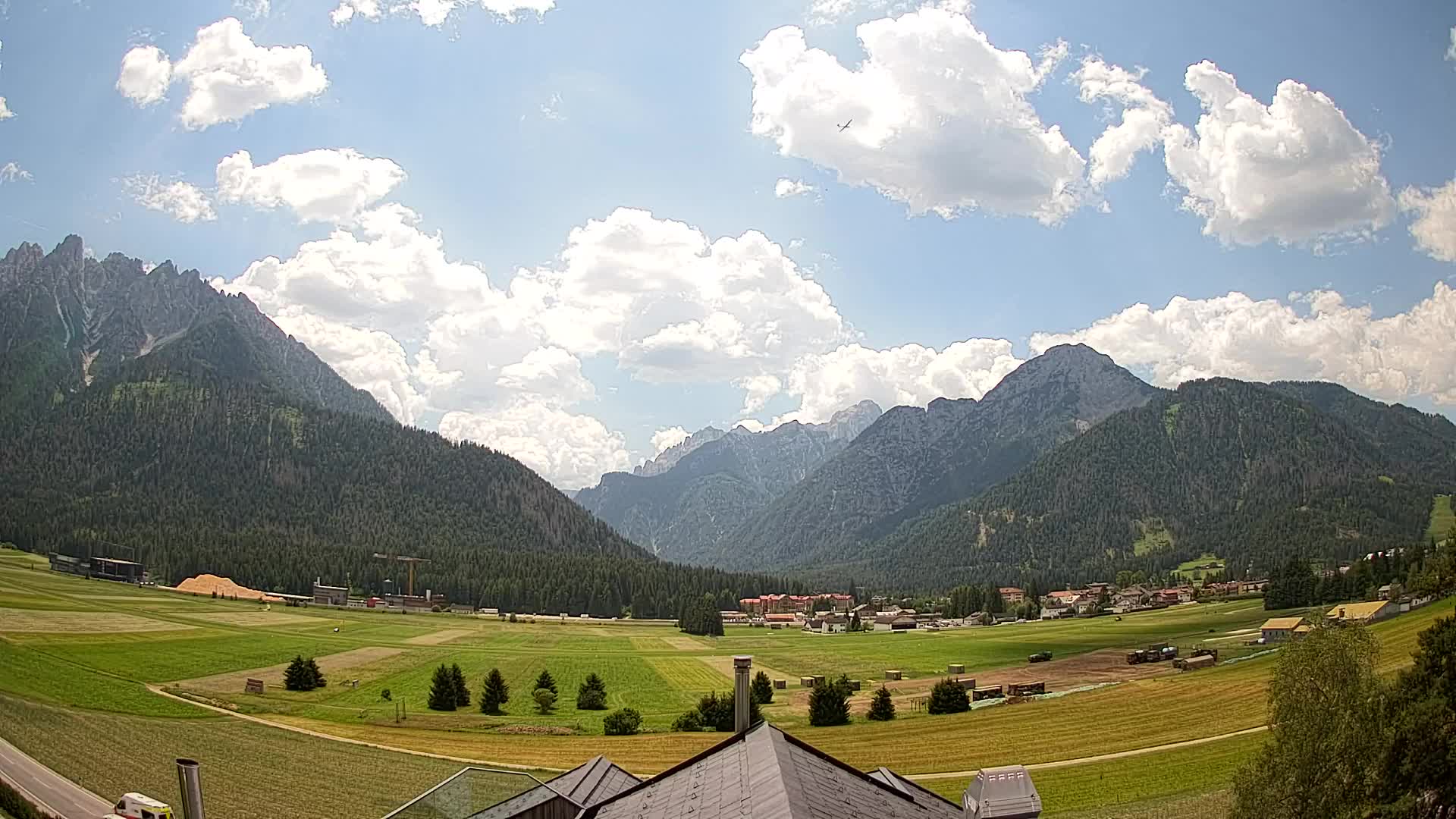 Webcam Toblach Dolomiten – Blick vom Hotel Rosengarten