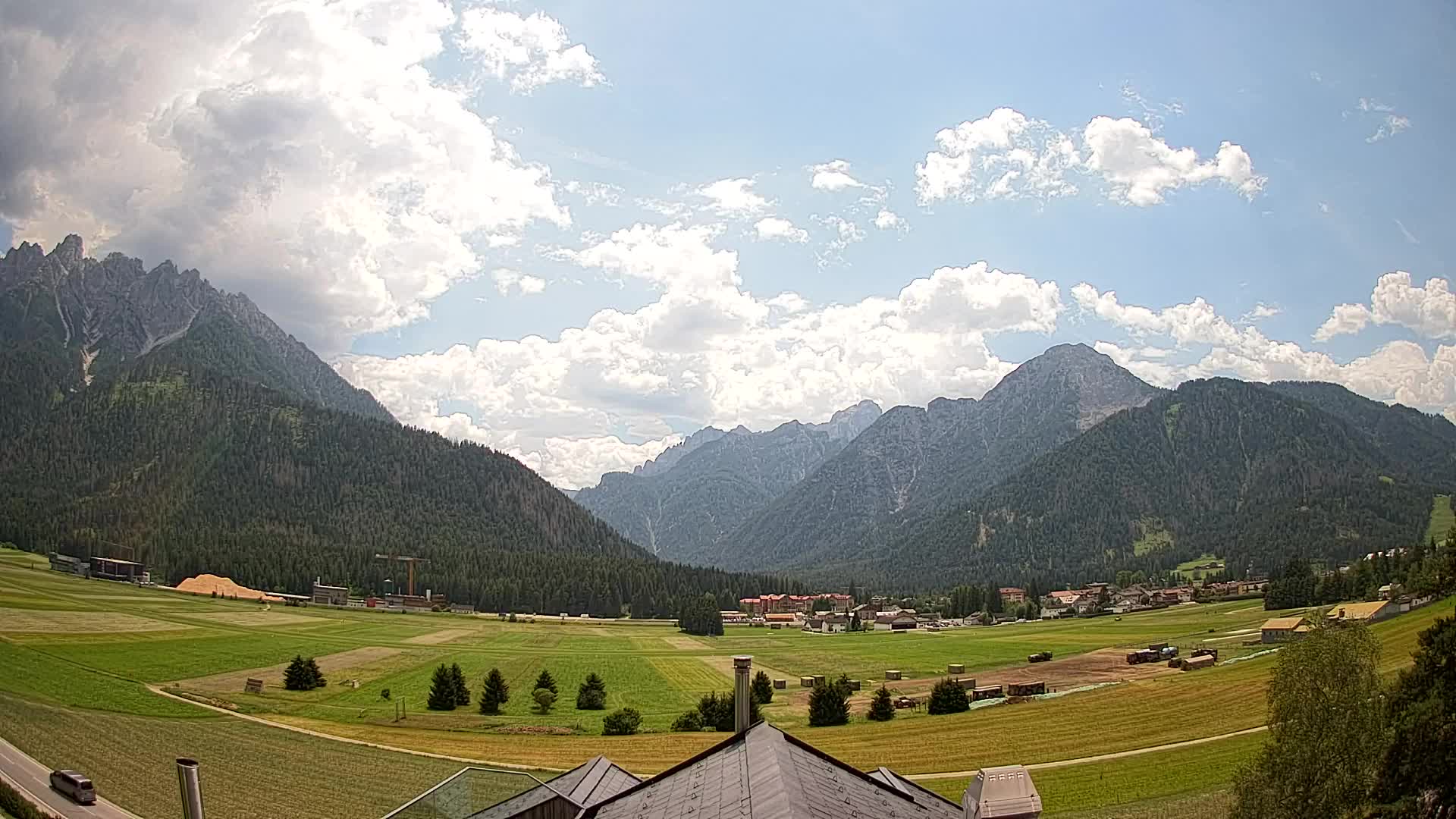 Webcam Toblach Dolomiten – Blick vom Hotel Rosengarten