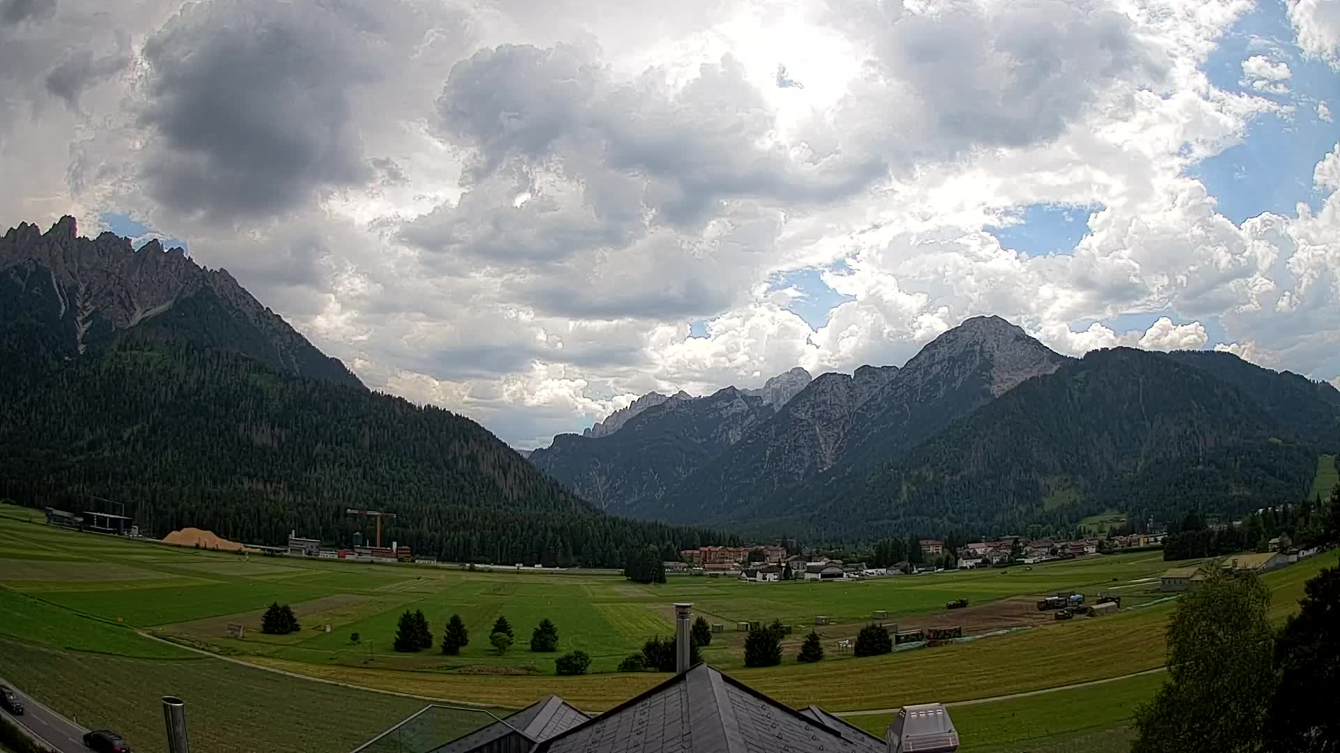 Webcam Toblach Dolomites – Vue depuis l’Hôtel Rosengarten
