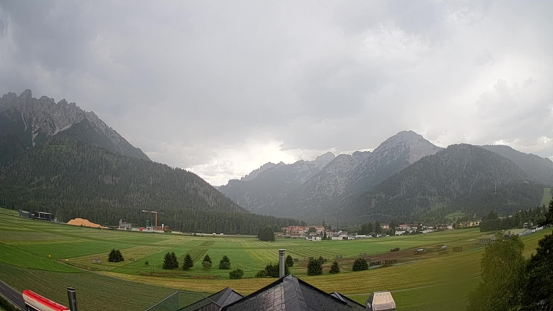 Webcam Toblach Dolomites – Vue depuis l’Hôtel Rosengarten