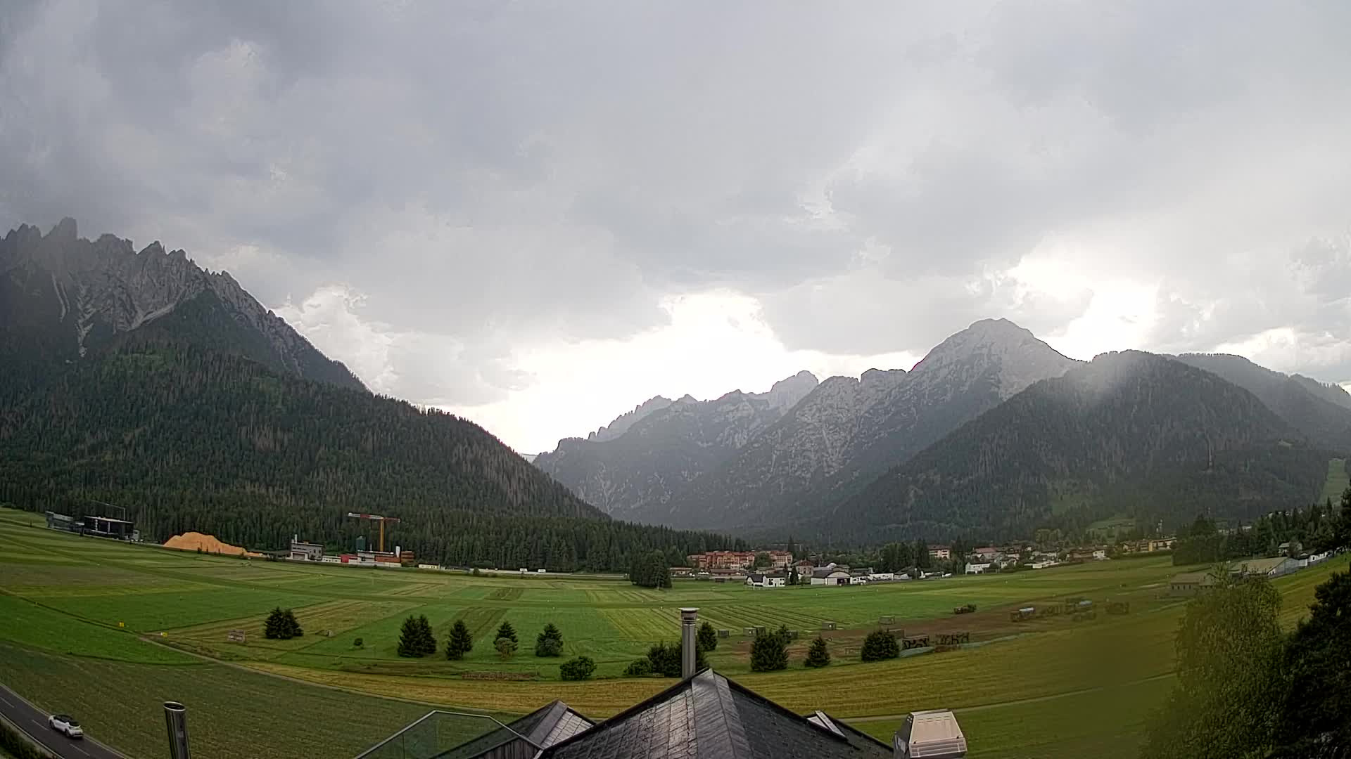 Webcam Toblach Dolomites – Vue depuis l’Hôtel Rosengarten