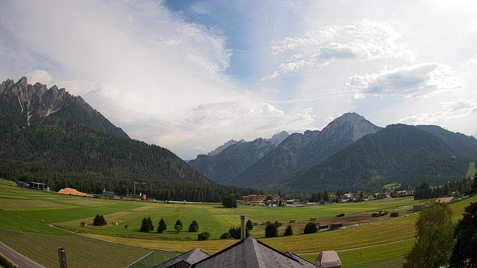 Webcam Toblach Dolomites – Vue depuis l’Hôtel Rosengarten