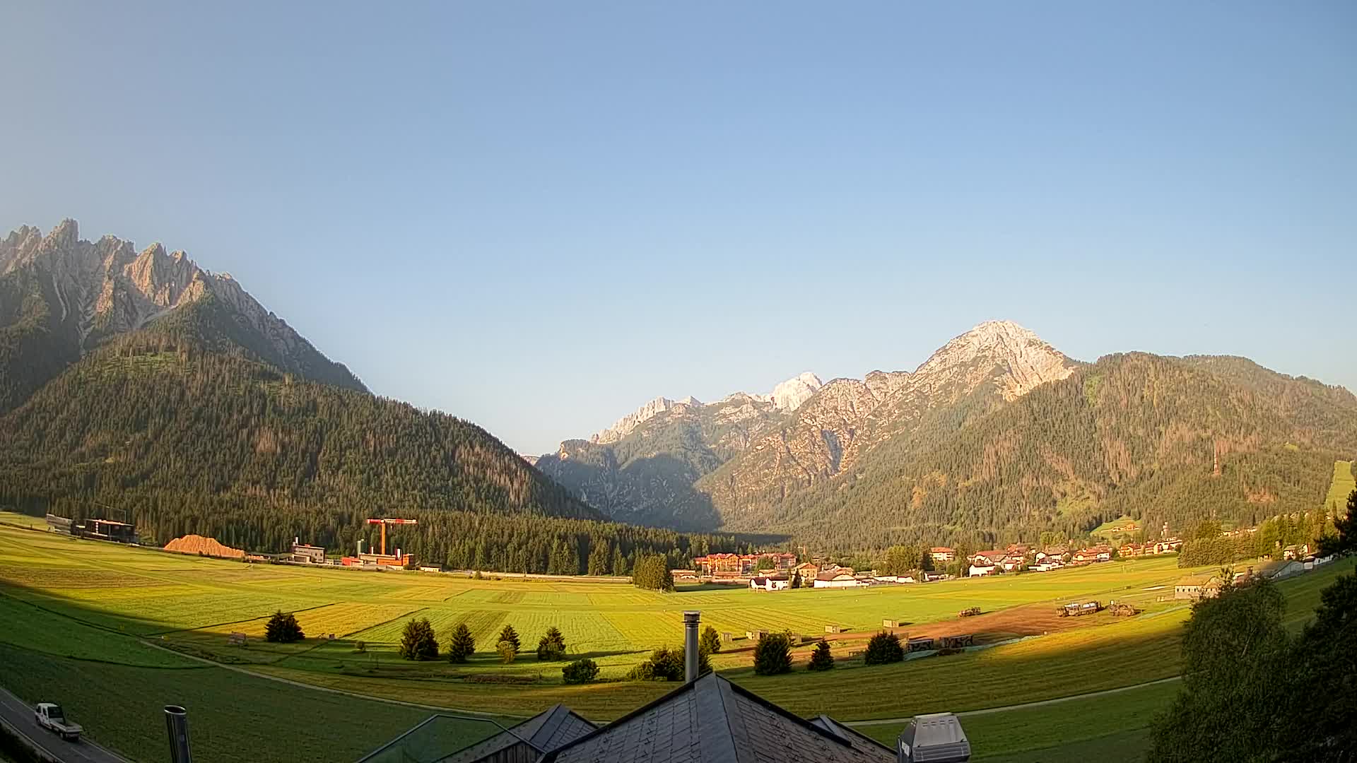 Webcam Toblach Dolomiten – Blick vom Hotel Rosengarten