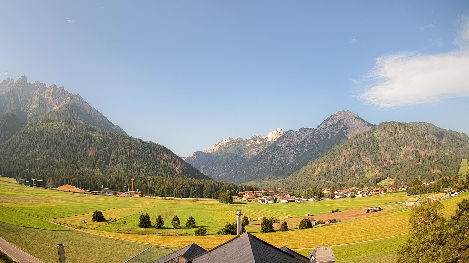Webcam Toblach Dolomites – Vue depuis l’Hôtel Rosengarten