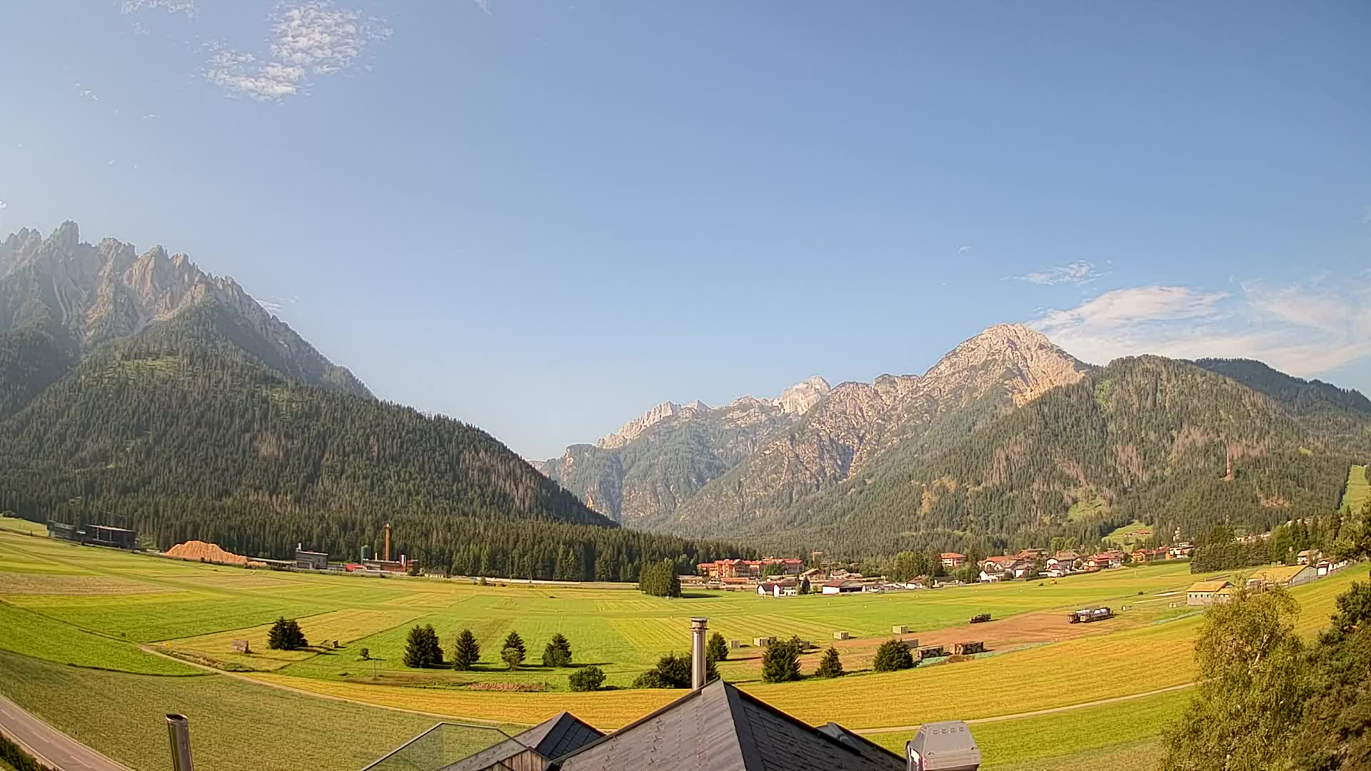 Webcam Toblach Dolomites – Vue depuis l’Hôtel Rosengarten