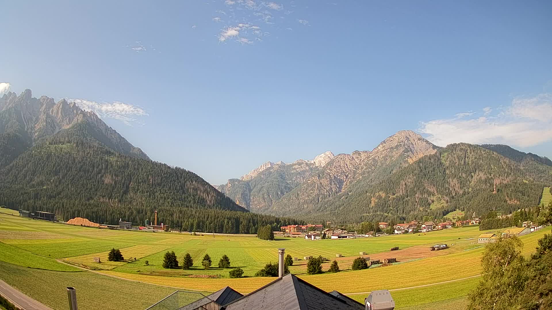 Webcam Toblach Dolomites – Vue depuis l’Hôtel Rosengarten