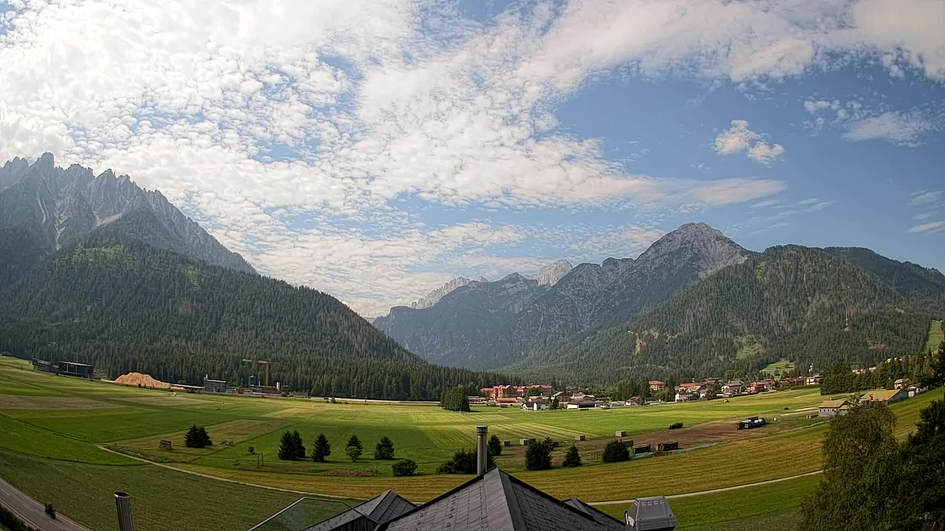Webcam Toblach Dolomites – Vue depuis l’Hôtel Rosengarten
