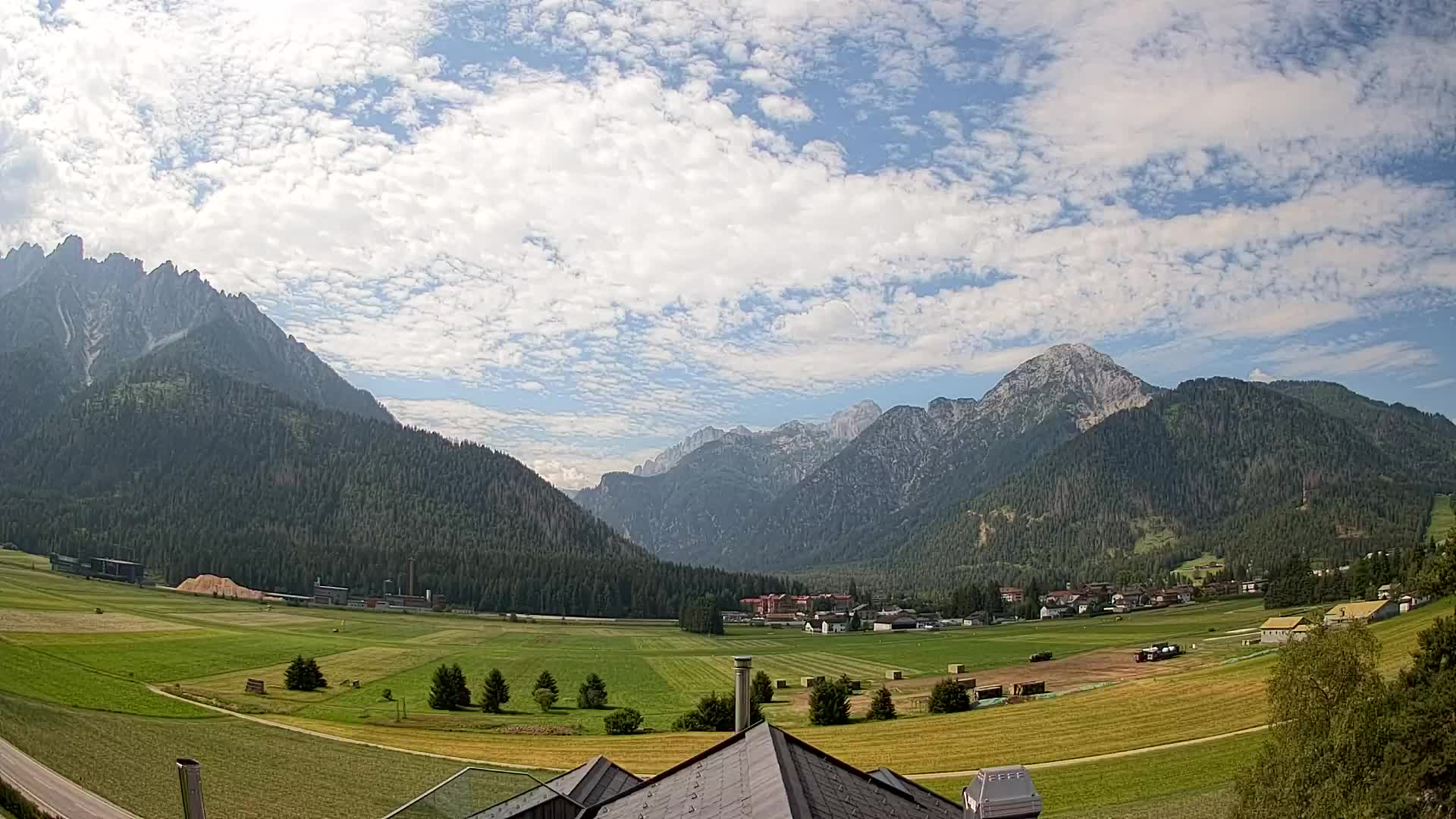 Webcam Toblach Dolomites – Vue depuis l’Hôtel Rosengarten