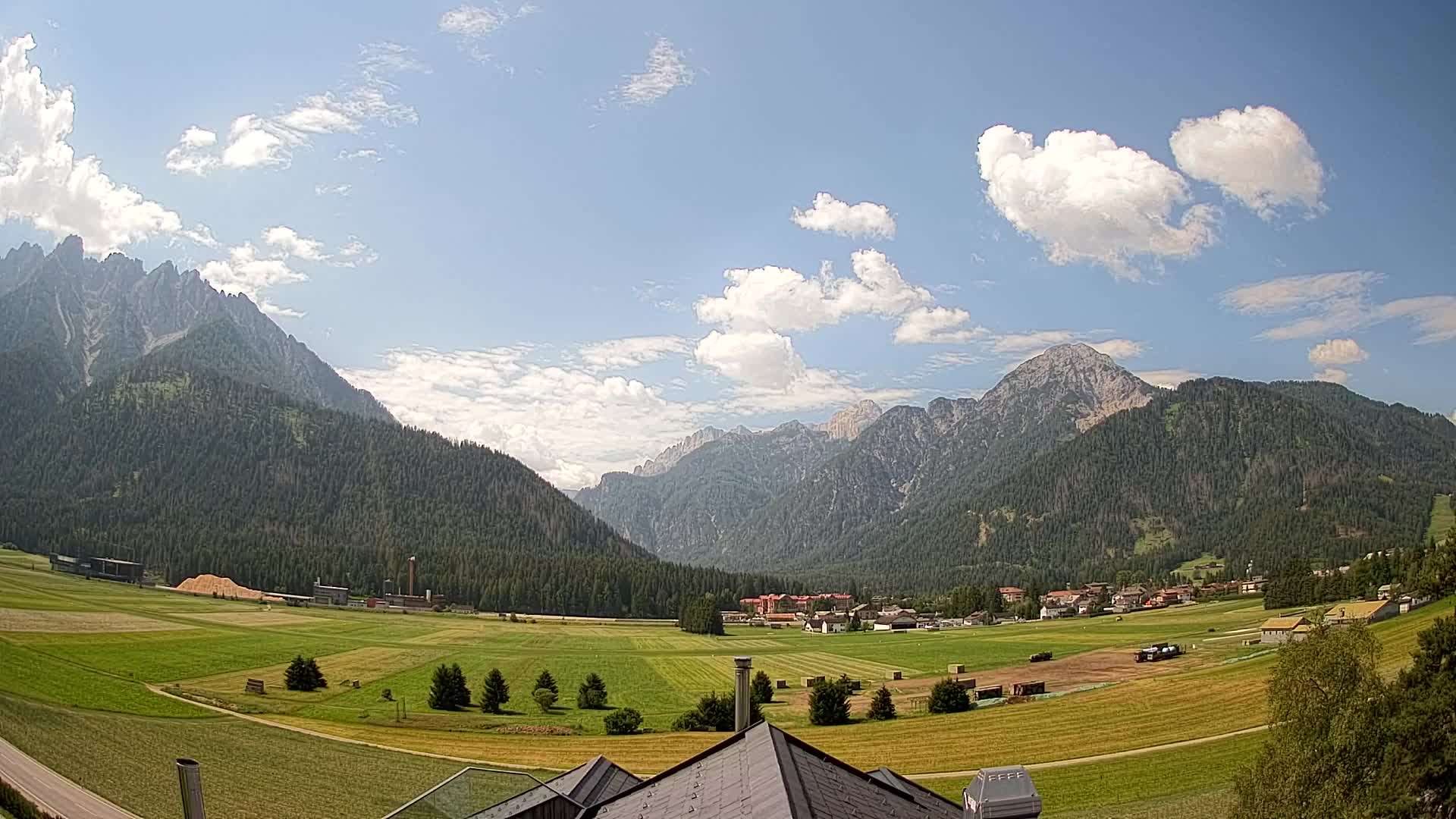 Webcam Toblach Dolomiten – Blick vom Hotel Rosengarten