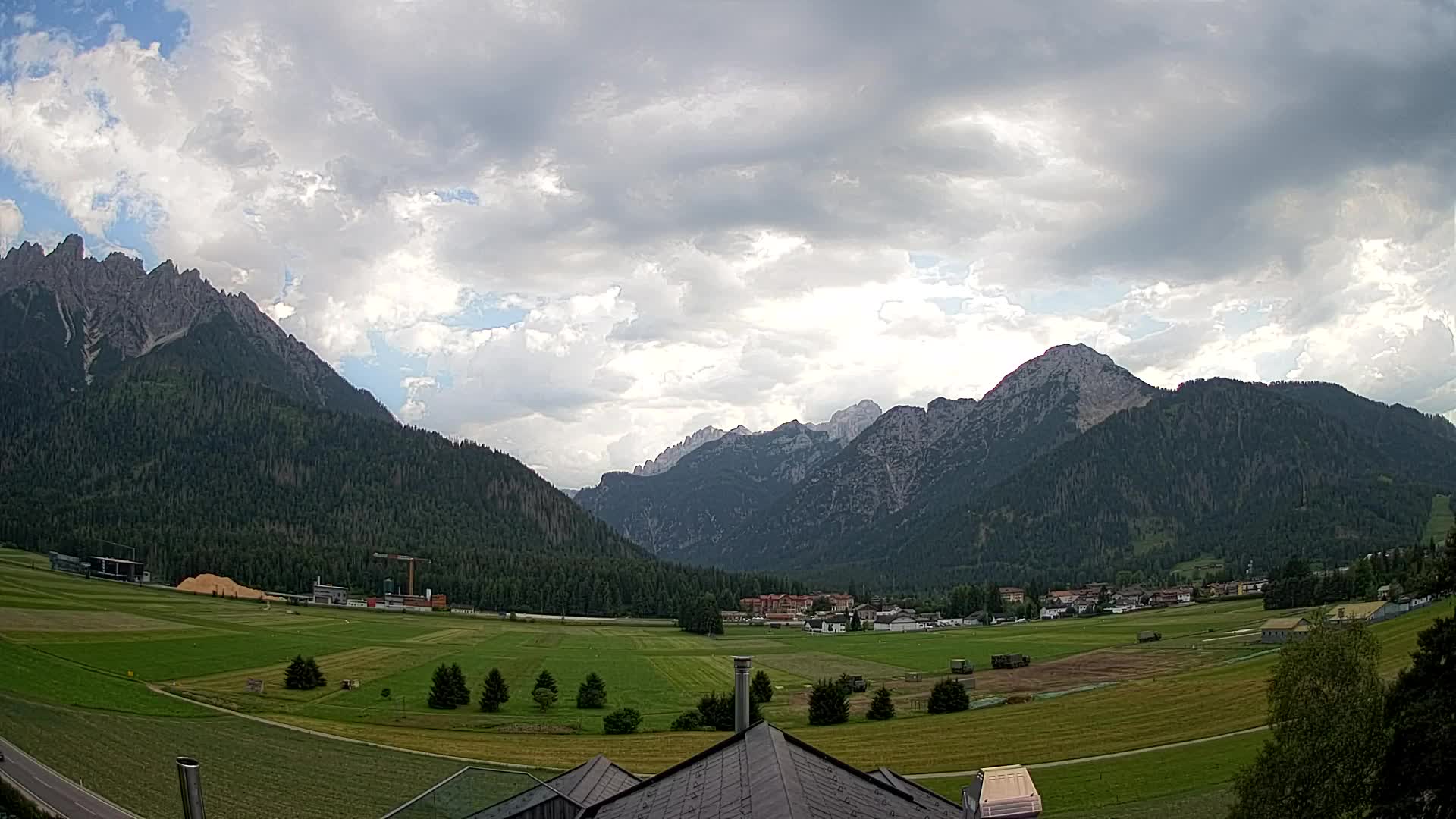 Webcam Toblach Dolomiten – Blick vom Hotel Rosengarten