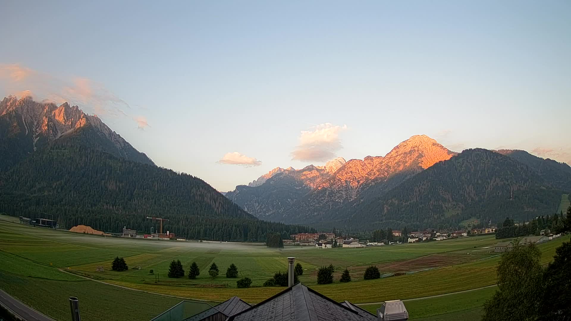 Webcam Toblach Dolomiten – Blick vom Hotel Rosengarten