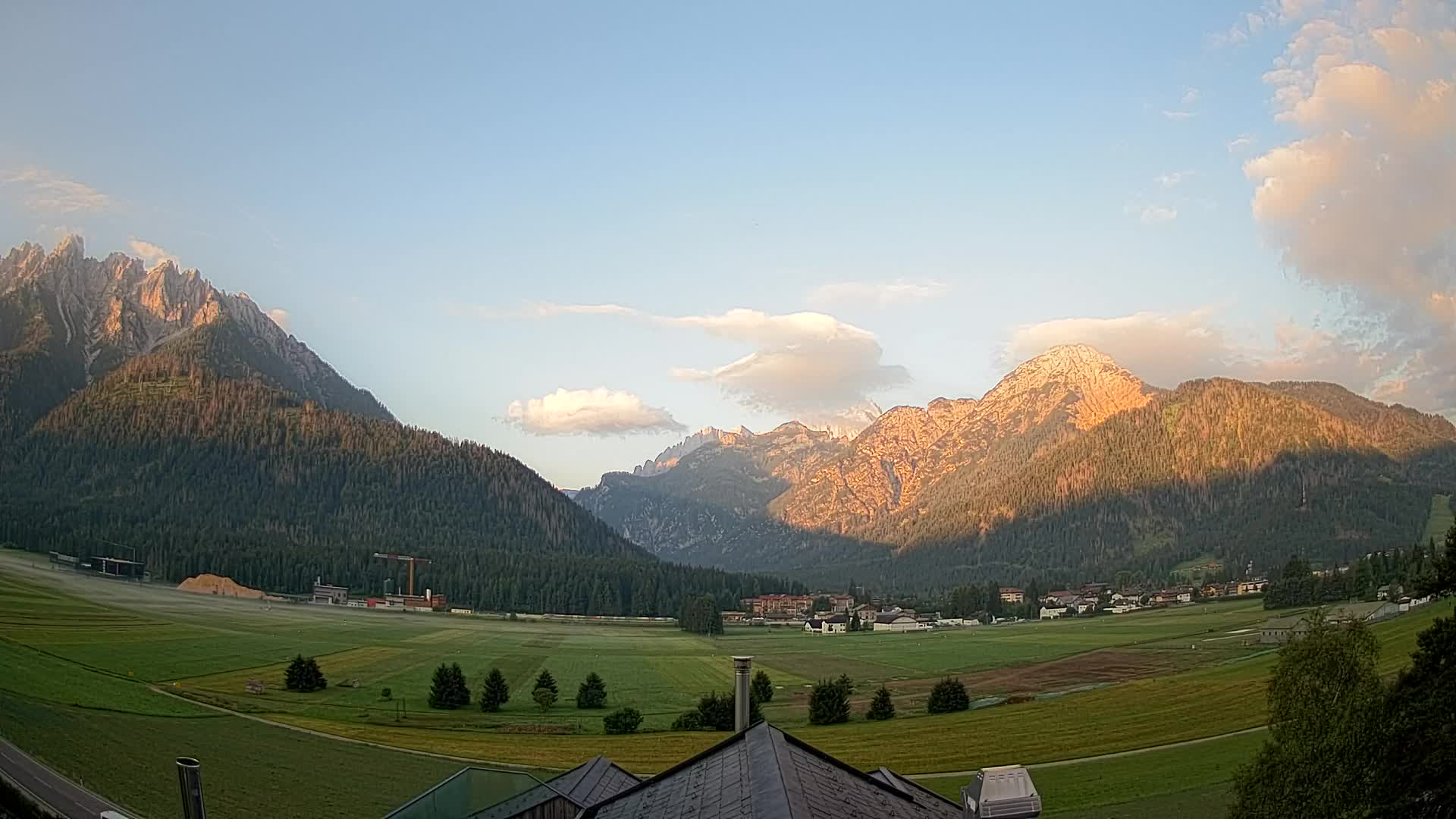 Webcam Toblach Dolomiten – Blick vom Hotel Rosengarten
